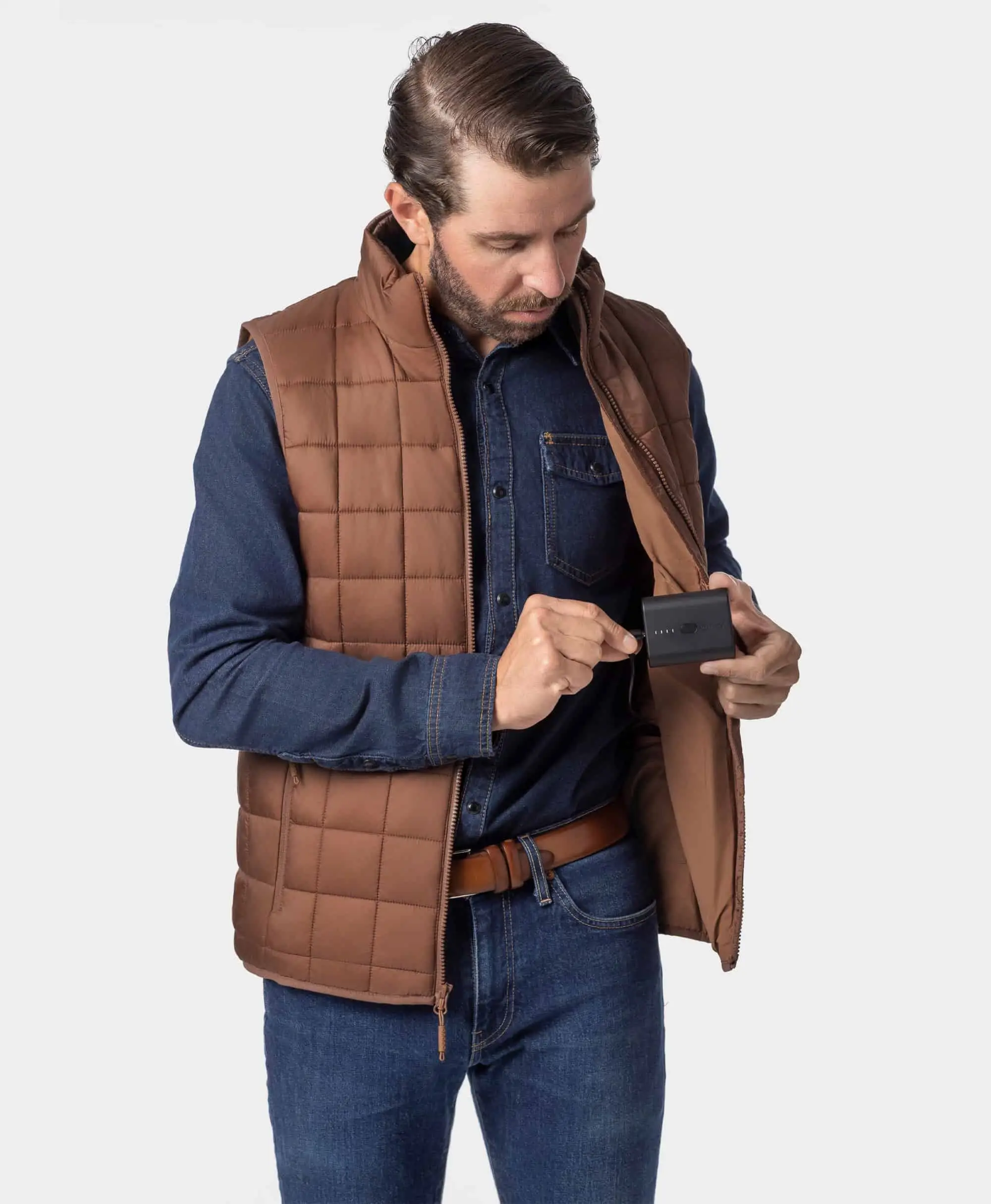 Prism Men's 4-Zone Heated Quilted Vest - Image 12