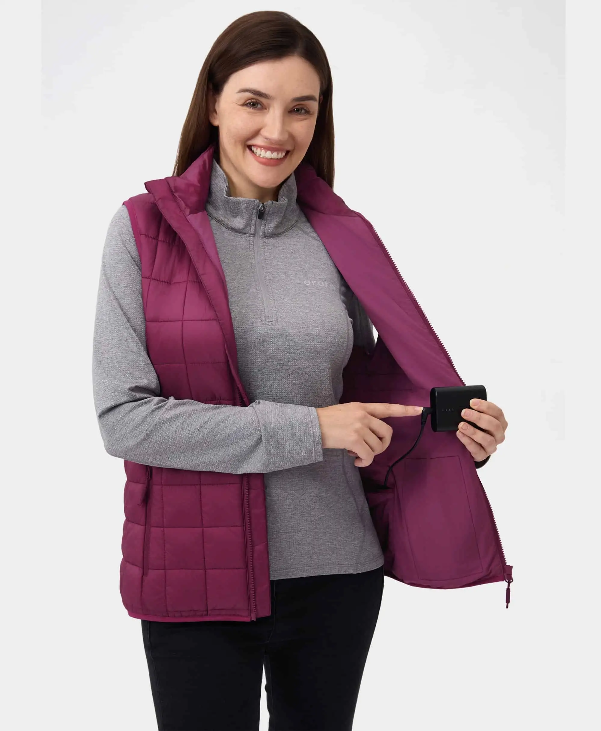 Prism Women's 4-Zone Heated Quilted Vest - Image 29