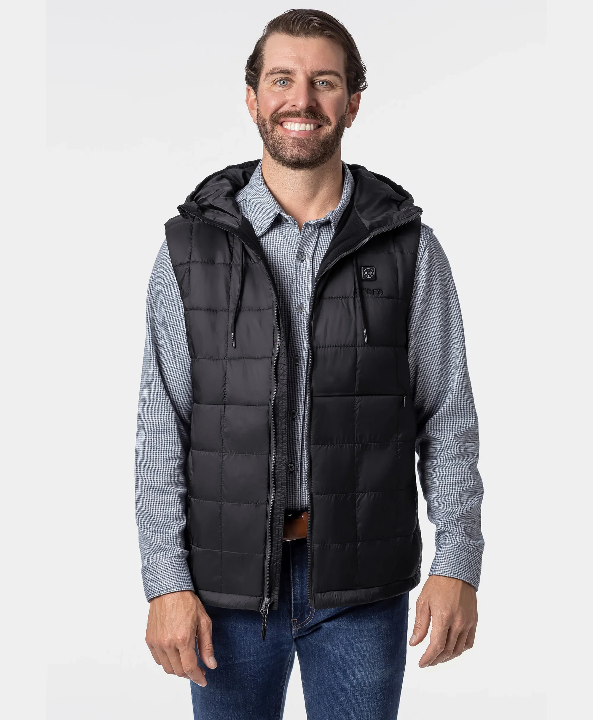 PuffLyte™ Men's 5-Zone Hooded Heated Vest - Image 3