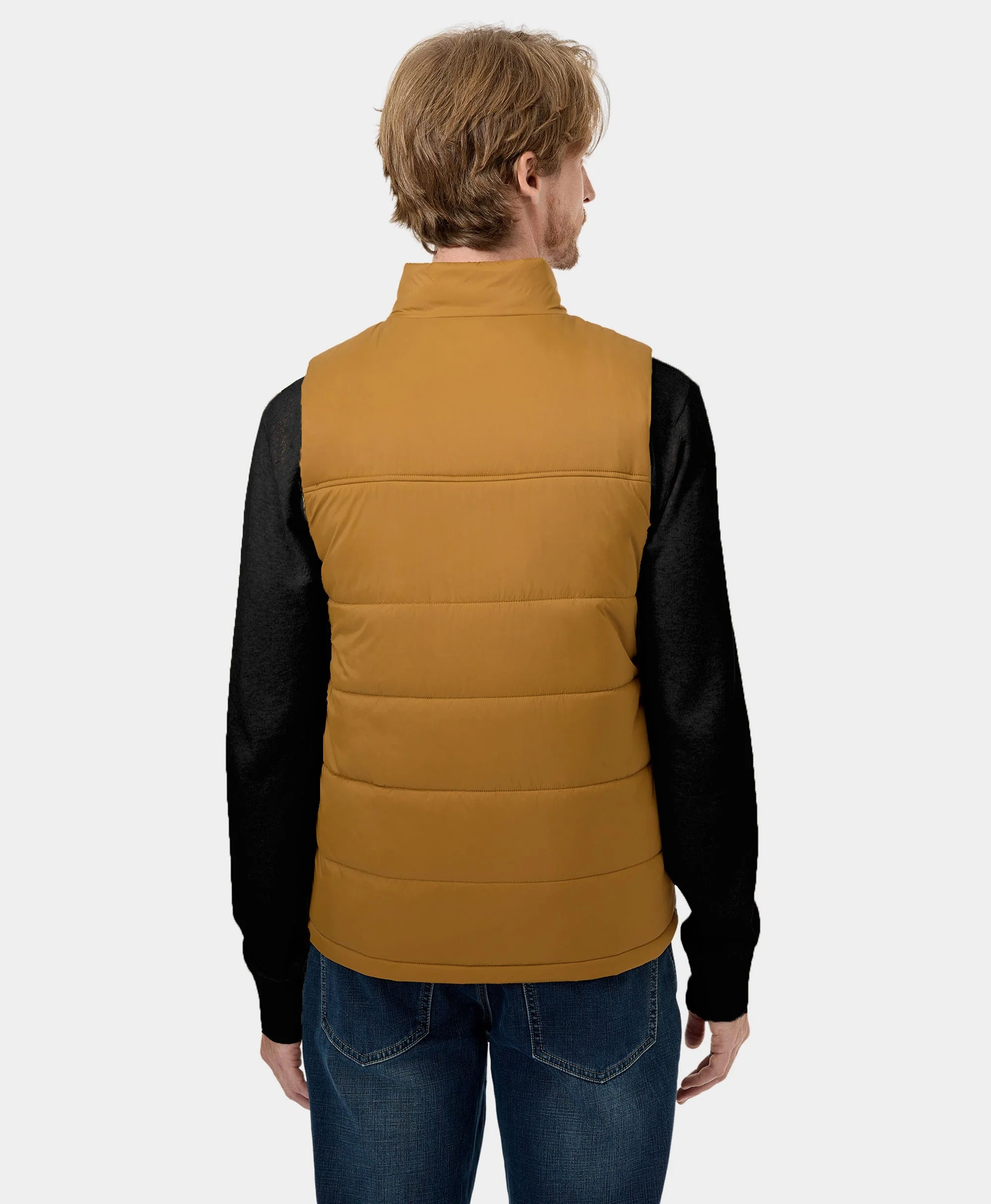 PuffLyte™ Men's Heated Lightweight Vest - Dark Khaki (Apparel Only) - Image 7
