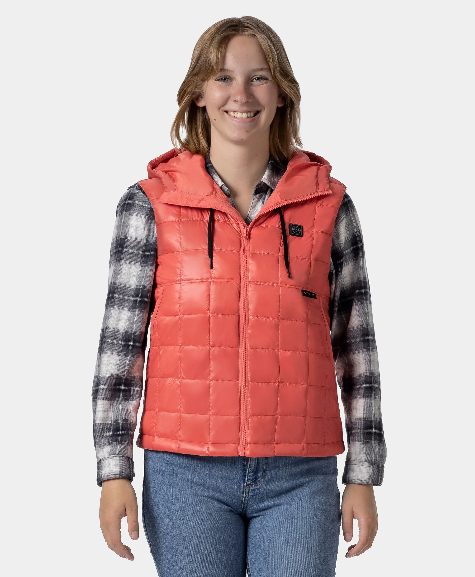 PuffLyte™ Women's Junior 4-Zone Hooded Heated Vest - Image 13