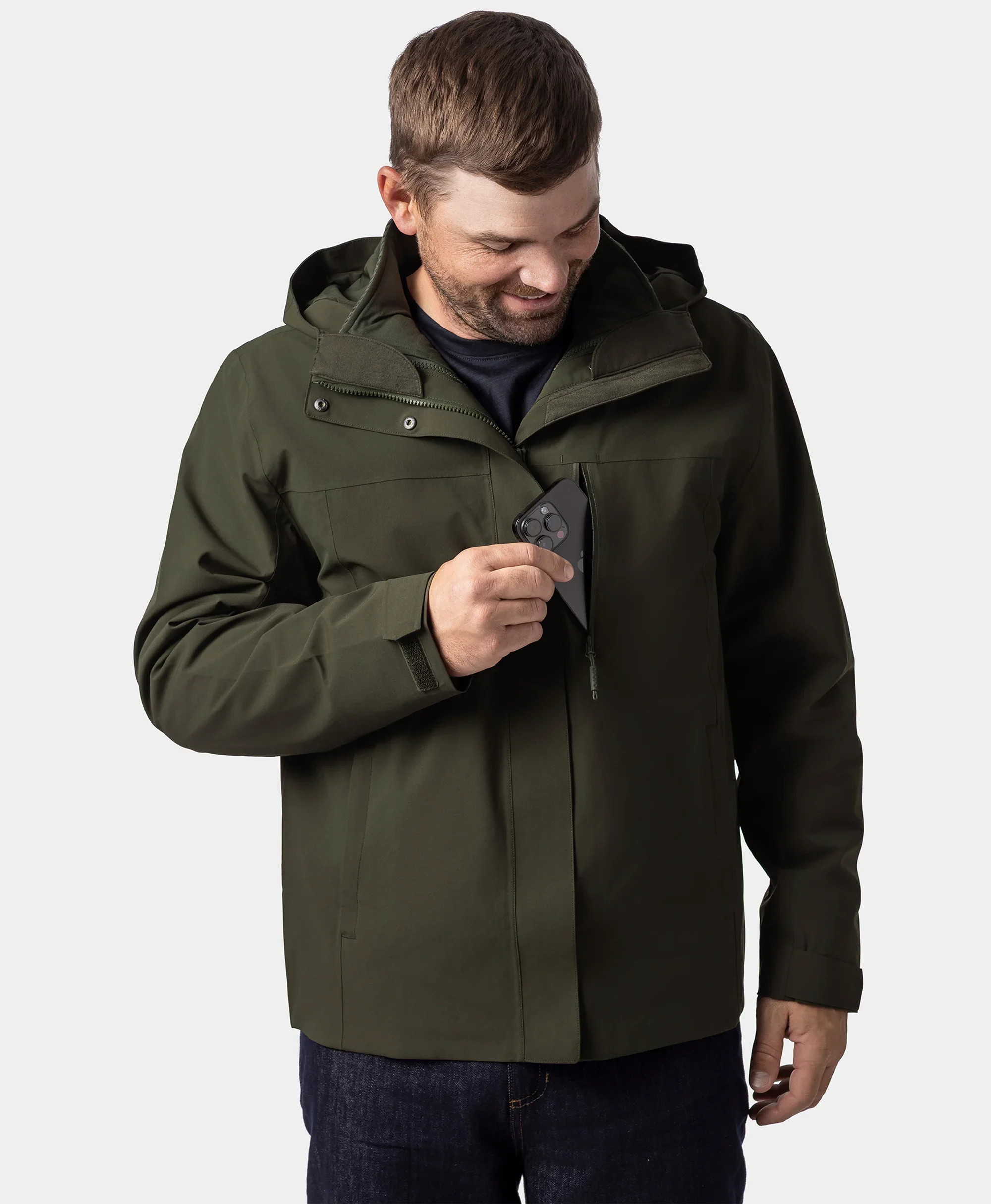 River Ridge Men's Waterproof Shell Jacket - Image 14