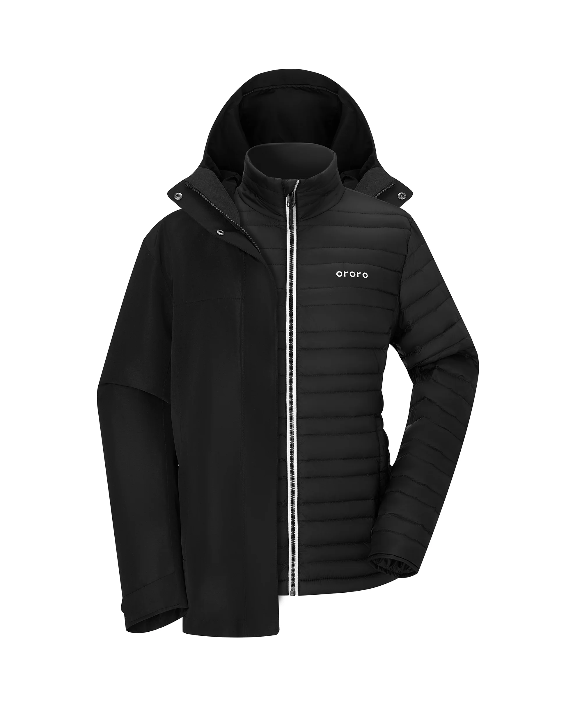 River Ridge Women's 3-in-1 Heated Jacket with Down Liner - Image 22