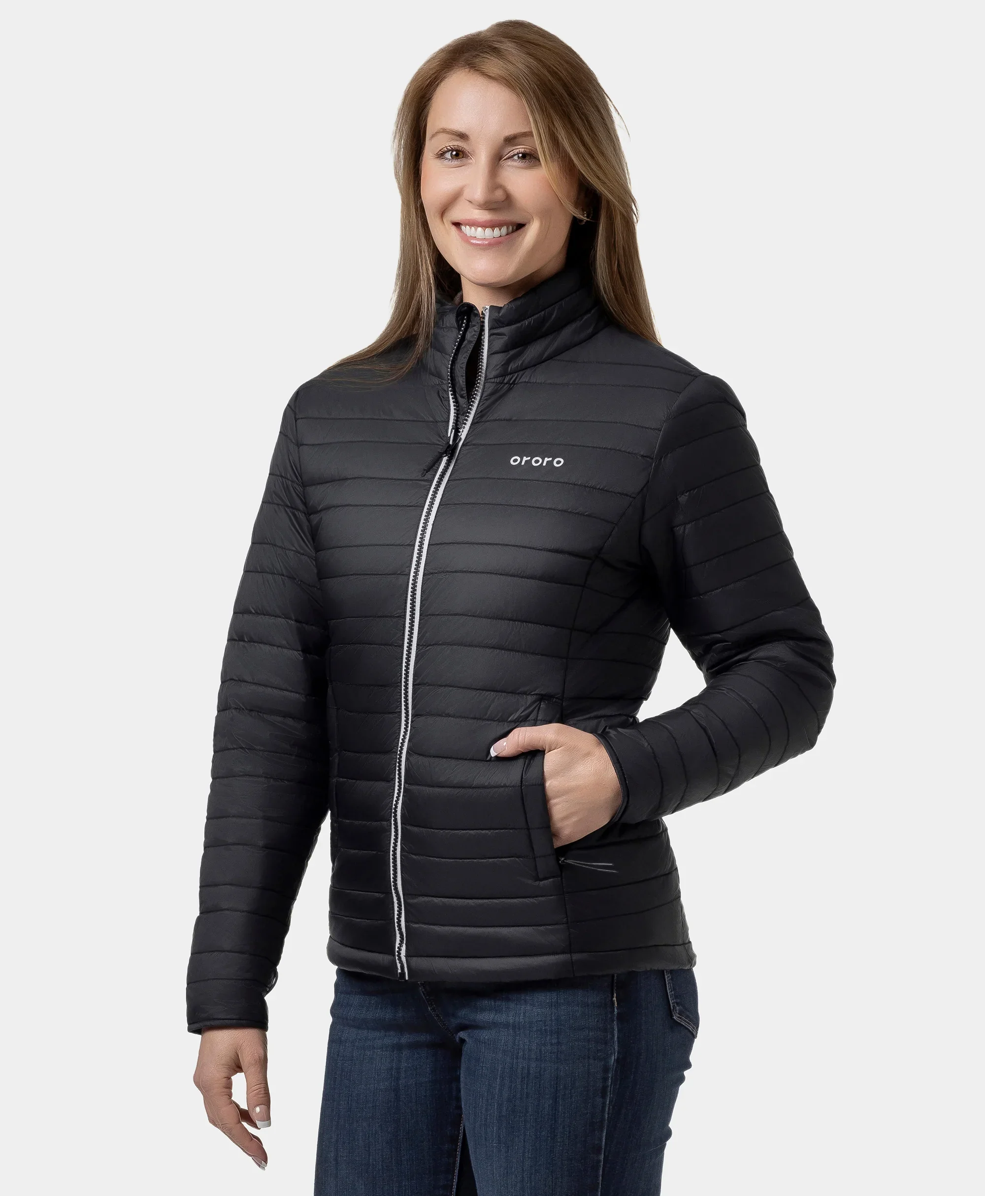 River Ridge Women's Heated Lightweight Down Jacket - Image 4
