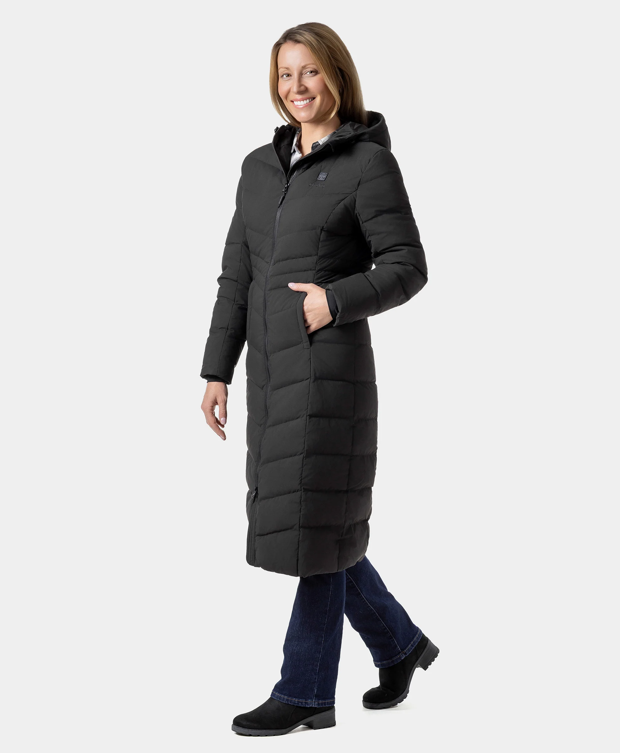 SOHO Women's Heated Down Parka Jacket - Image 17