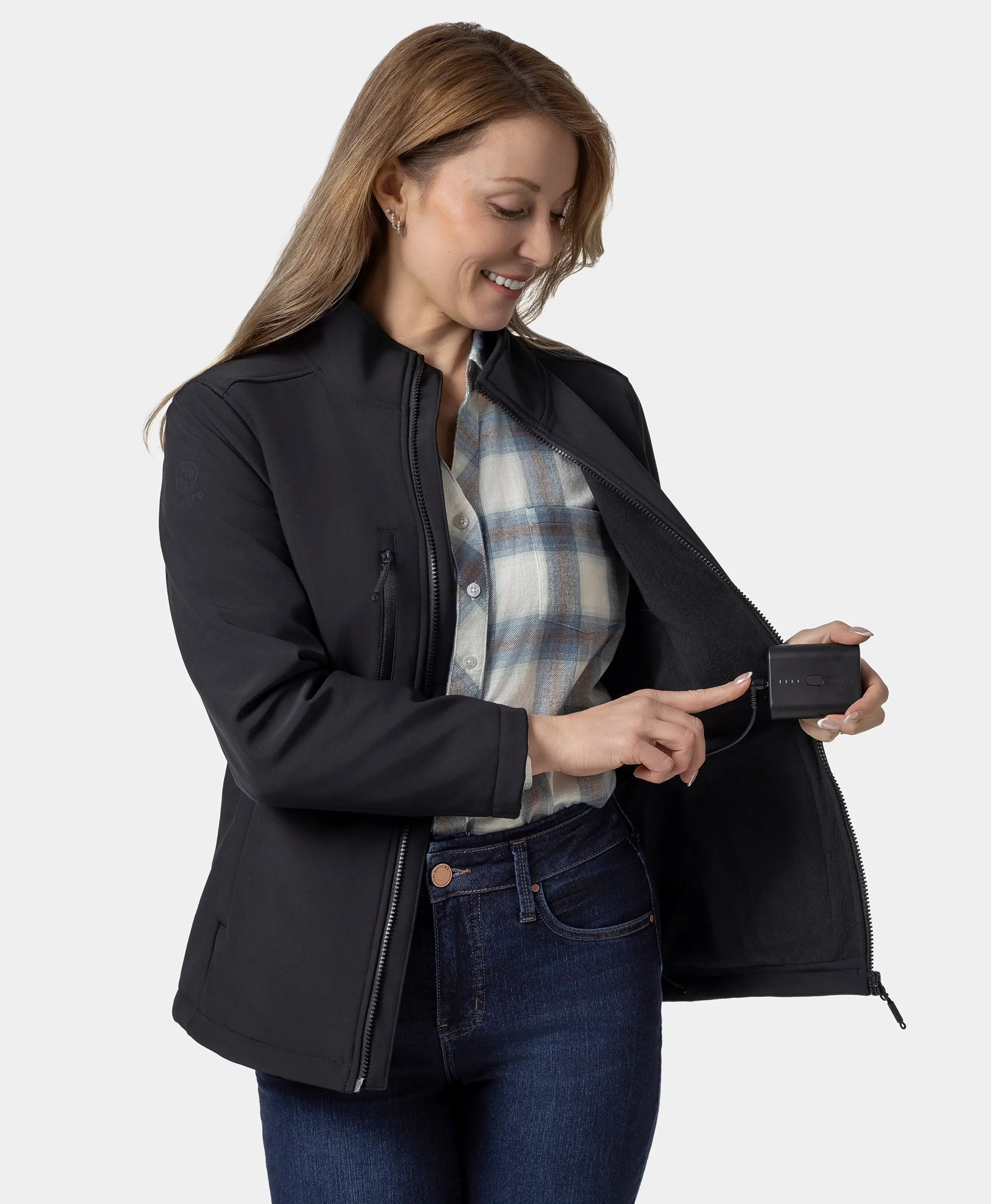 Maverick SureWarm® Women's 6-Zone Dual-Control Heated Softshell Jacket (Apparel Only) - Image 5