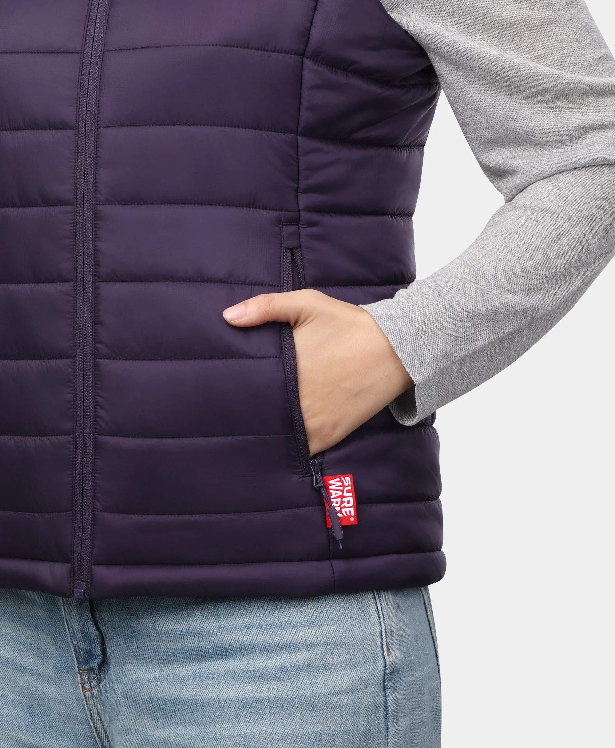 SureWarm® Women's 7-Zone Dual-Control Classic Pro Heated Vest (Lower Back Heating) (Apparel Only) - Image 16