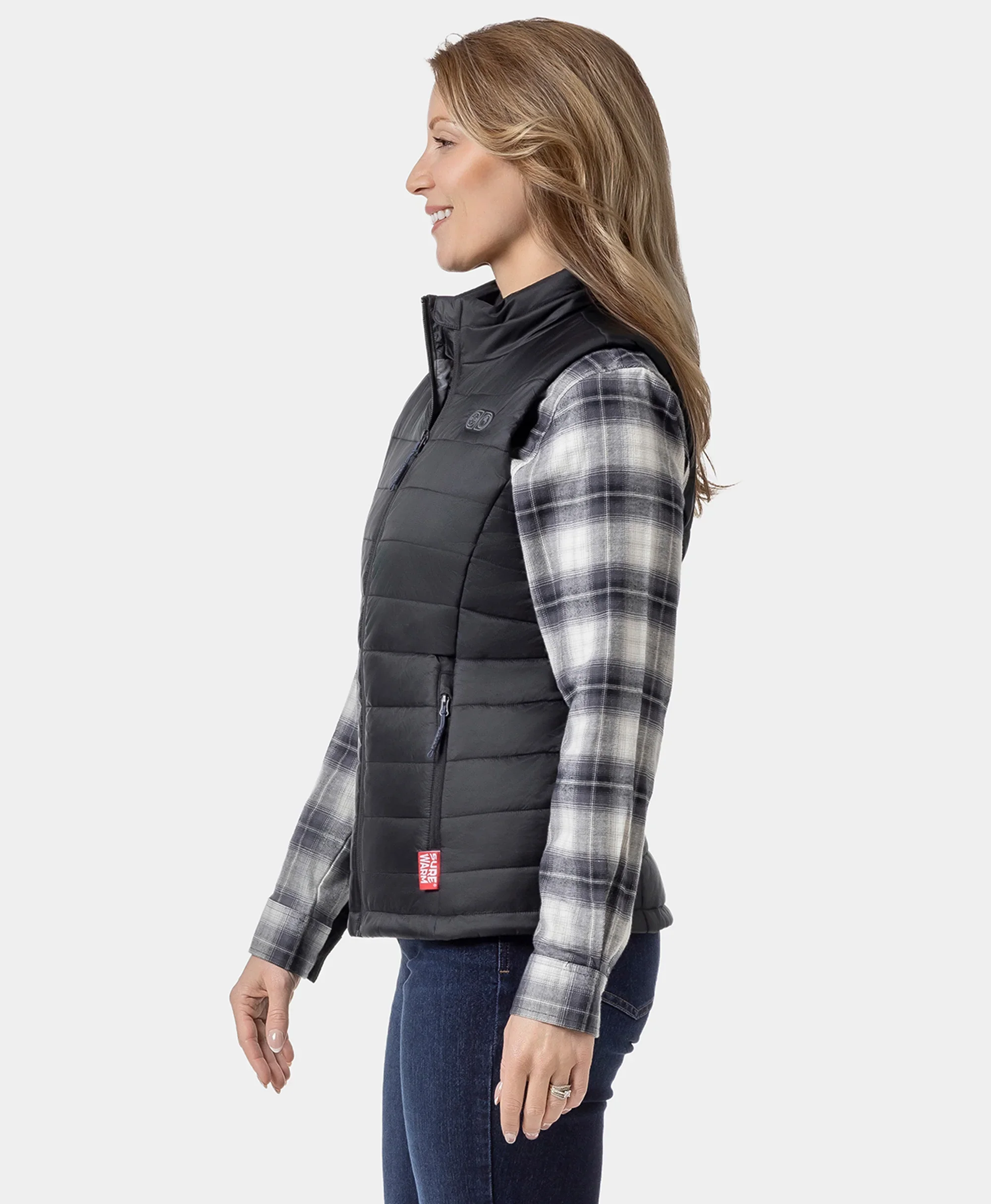 SureWarm® Women's 7-Zone Dual-Control Classic Pro Heated Vest (Lower Back Heating) (Apparel Only) - Image 23