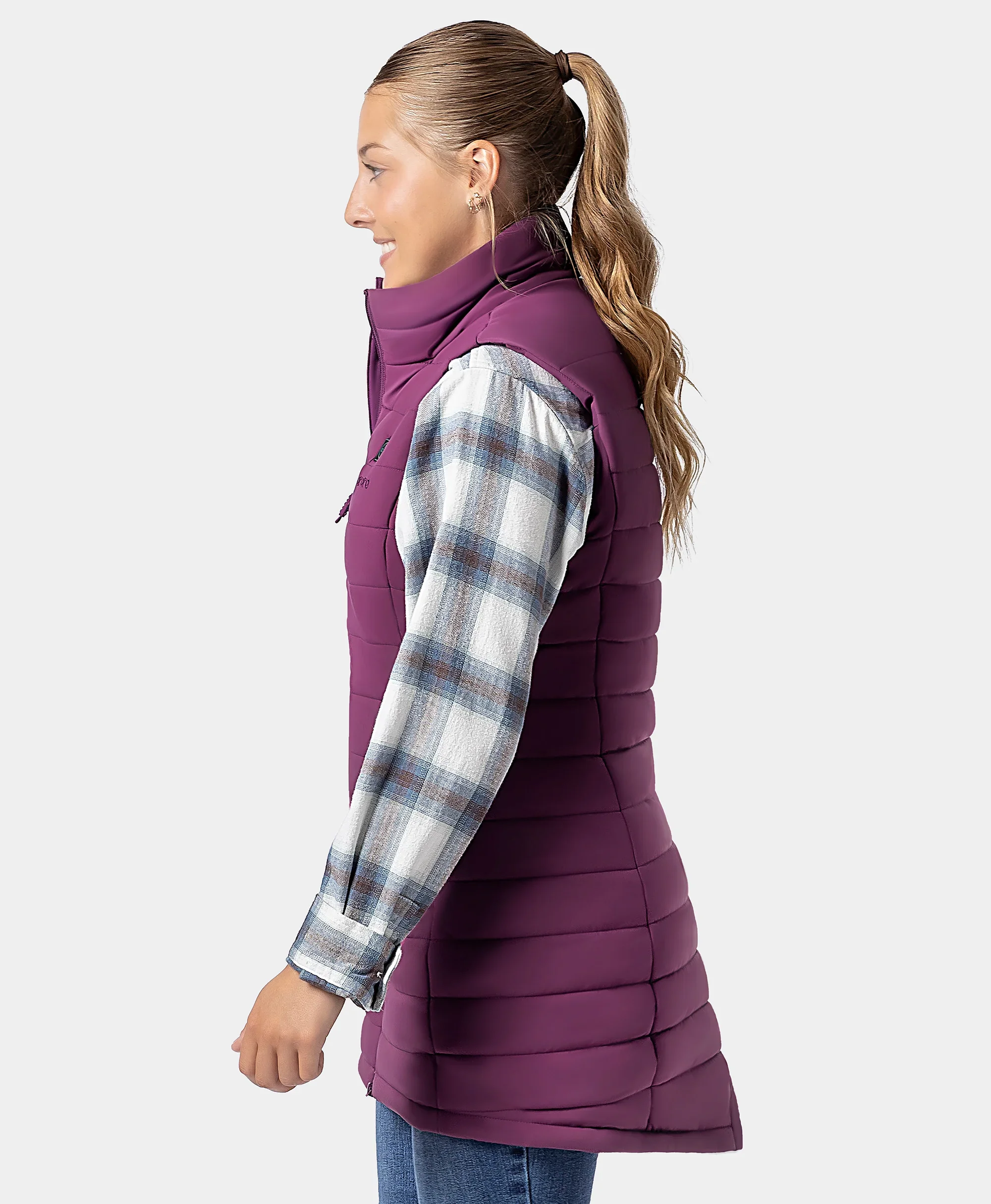 Tribeca Women's Heated Long Puffer Vest (Apparel Only) - Image 40