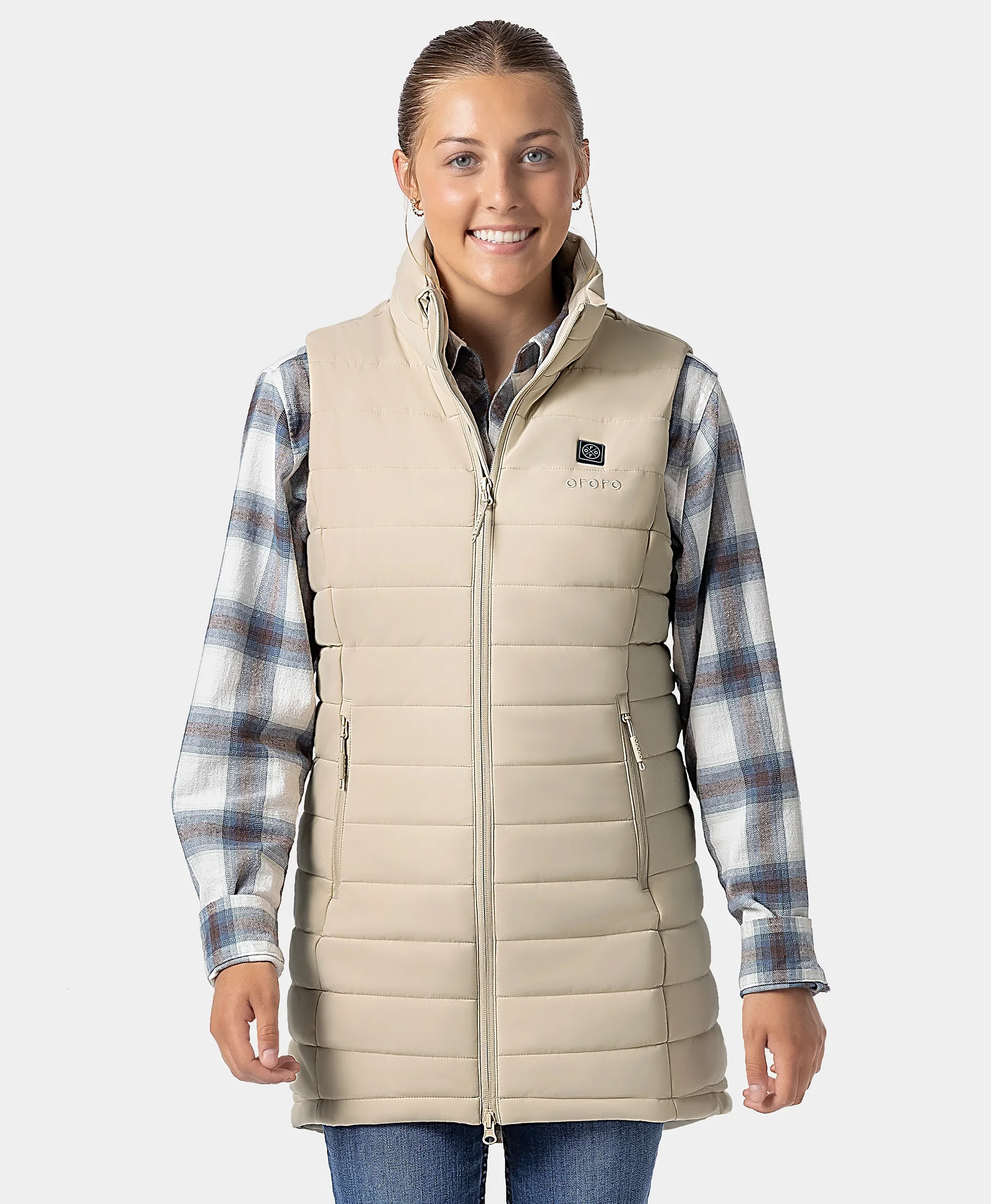 Tribeca Women's Heated Long Puffer Vest (Apparel Only) - Image 45