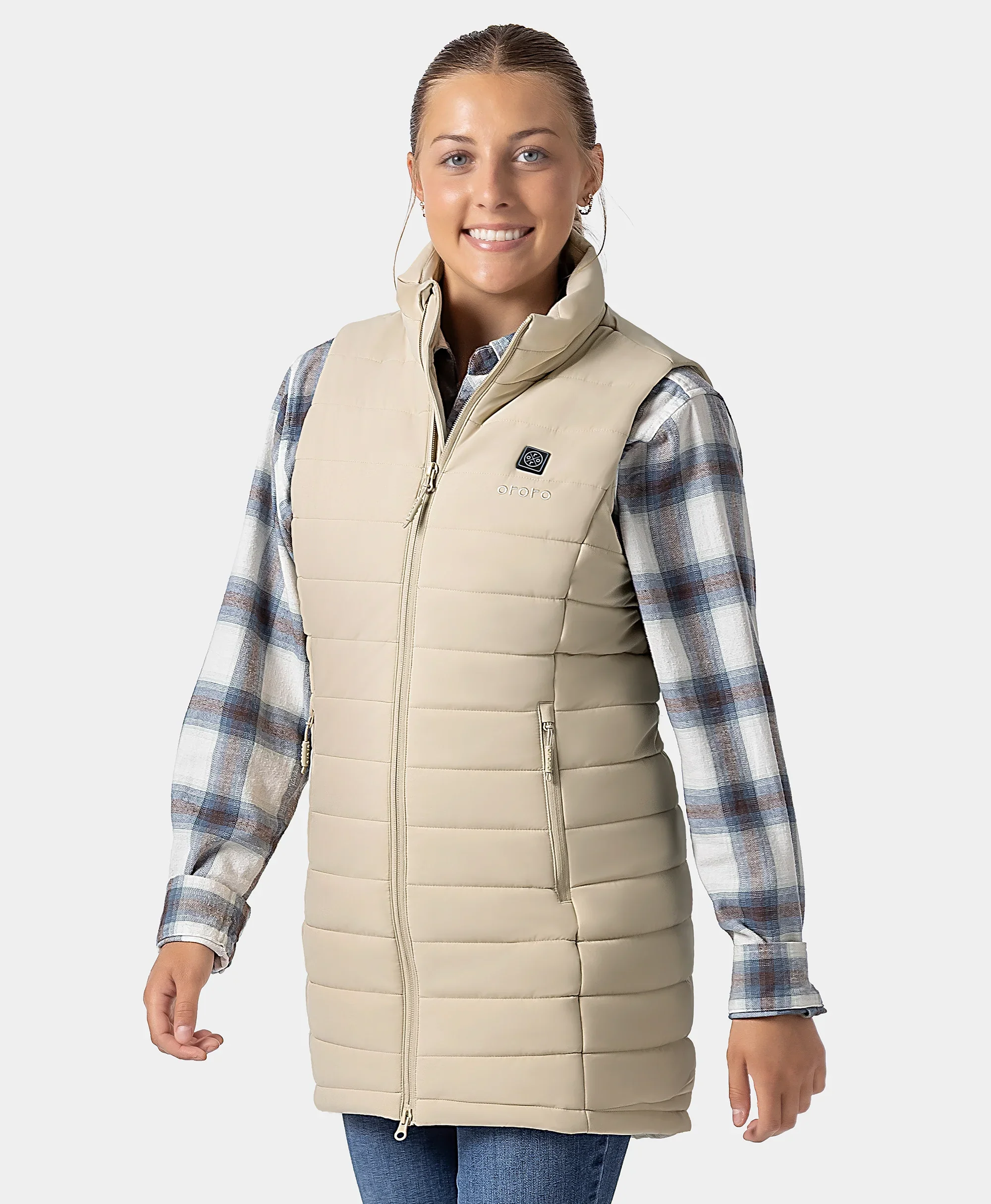 Tribeca Women's Heated Long Puffer Vest (Apparel Only) - Image 48