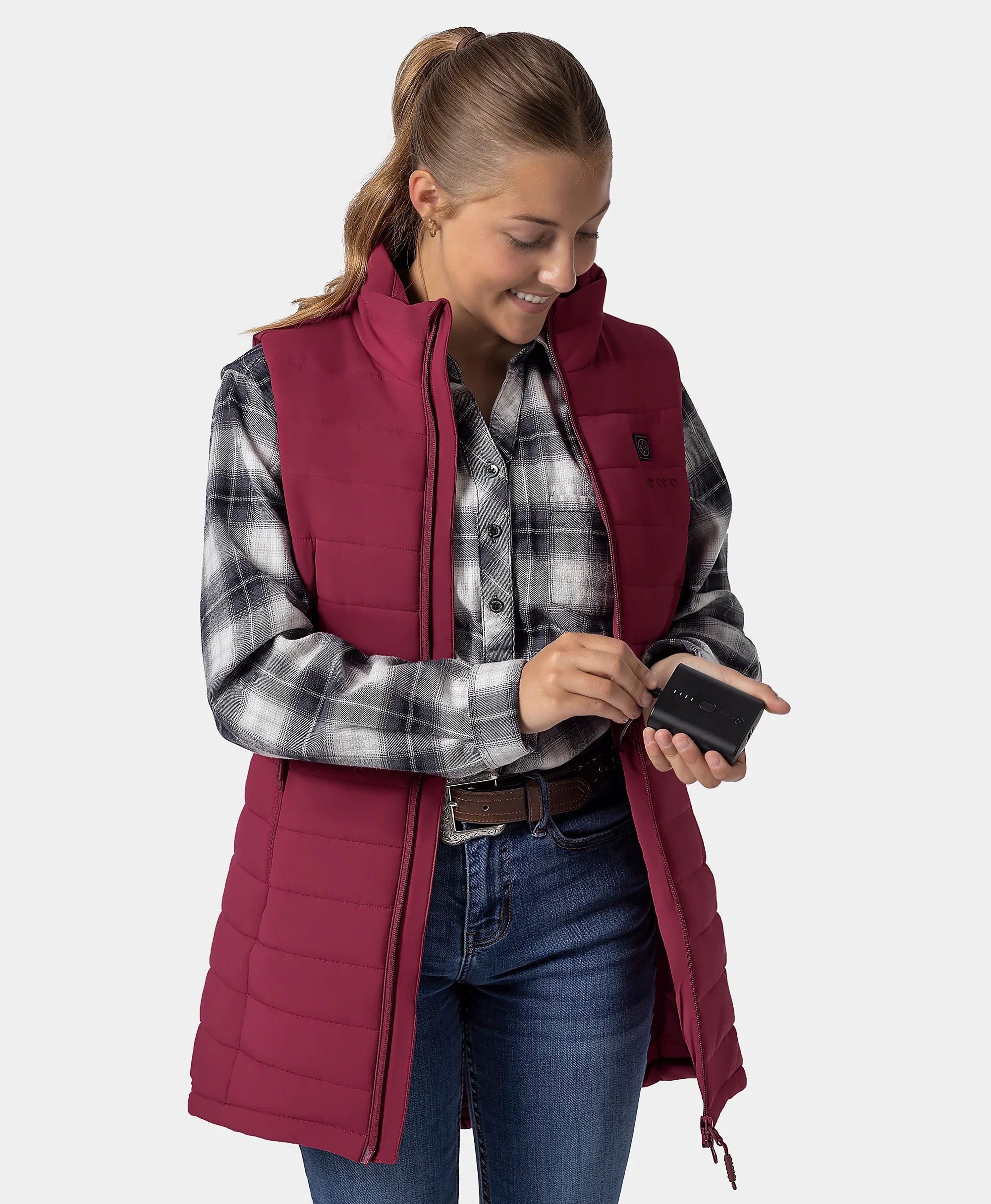 Tribeca Women's Heated Long Puffer Vest (Apparel Only) - Image 58