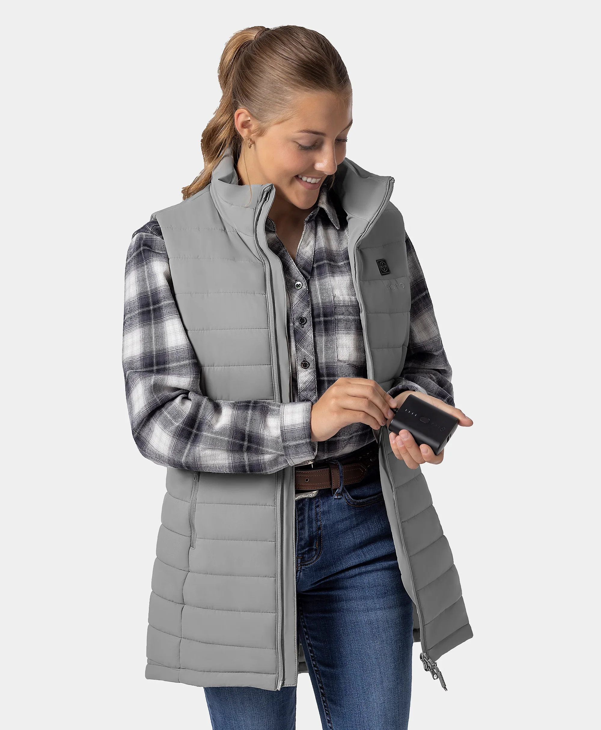 Tribeca Women's Heated Long Puffer Vest (Apparel Only) - Image 67