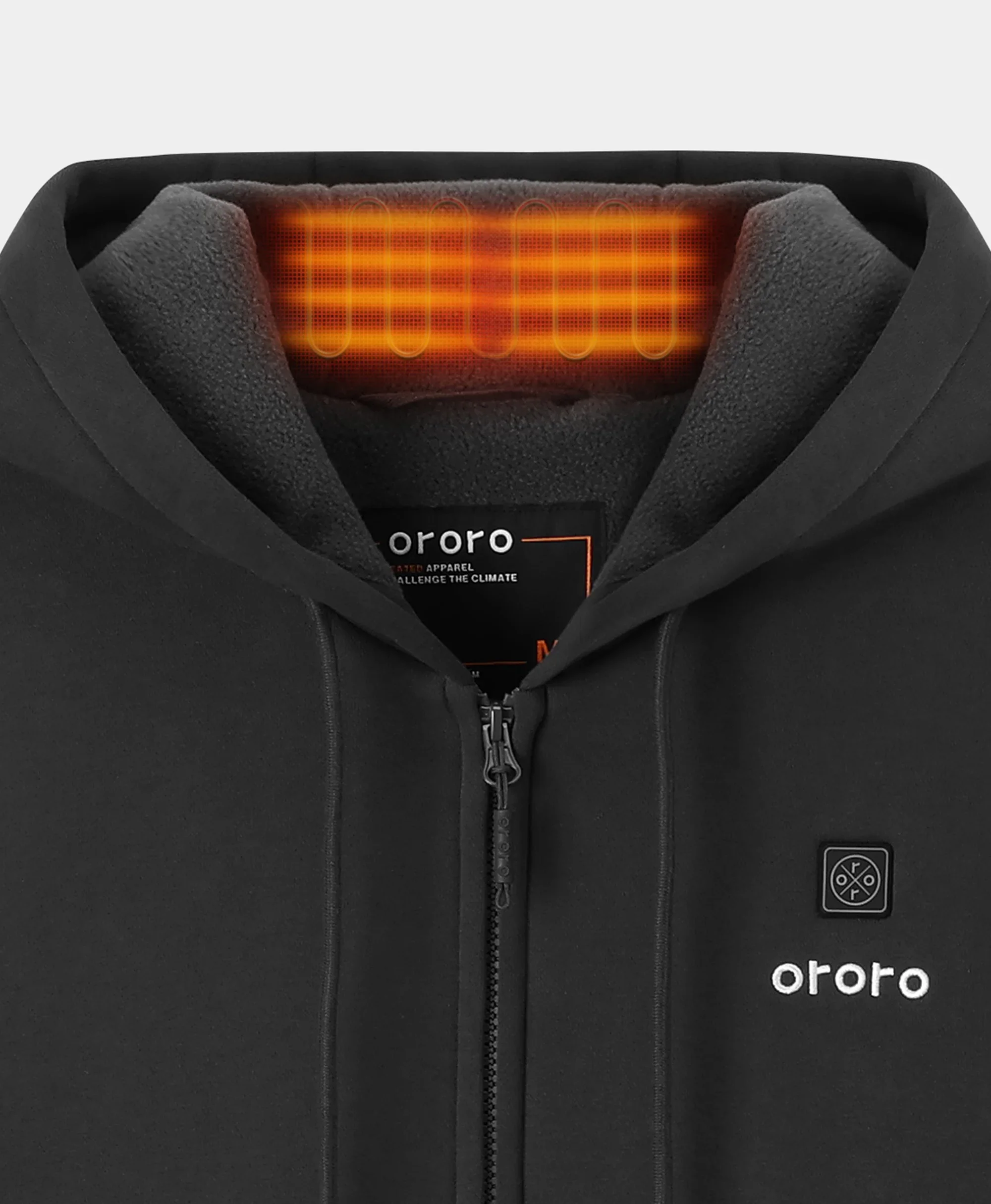 (Open-box) Element Unisex 4-Zone Fleece Heated Hoodie (Battery Set Not Included) - Image 3