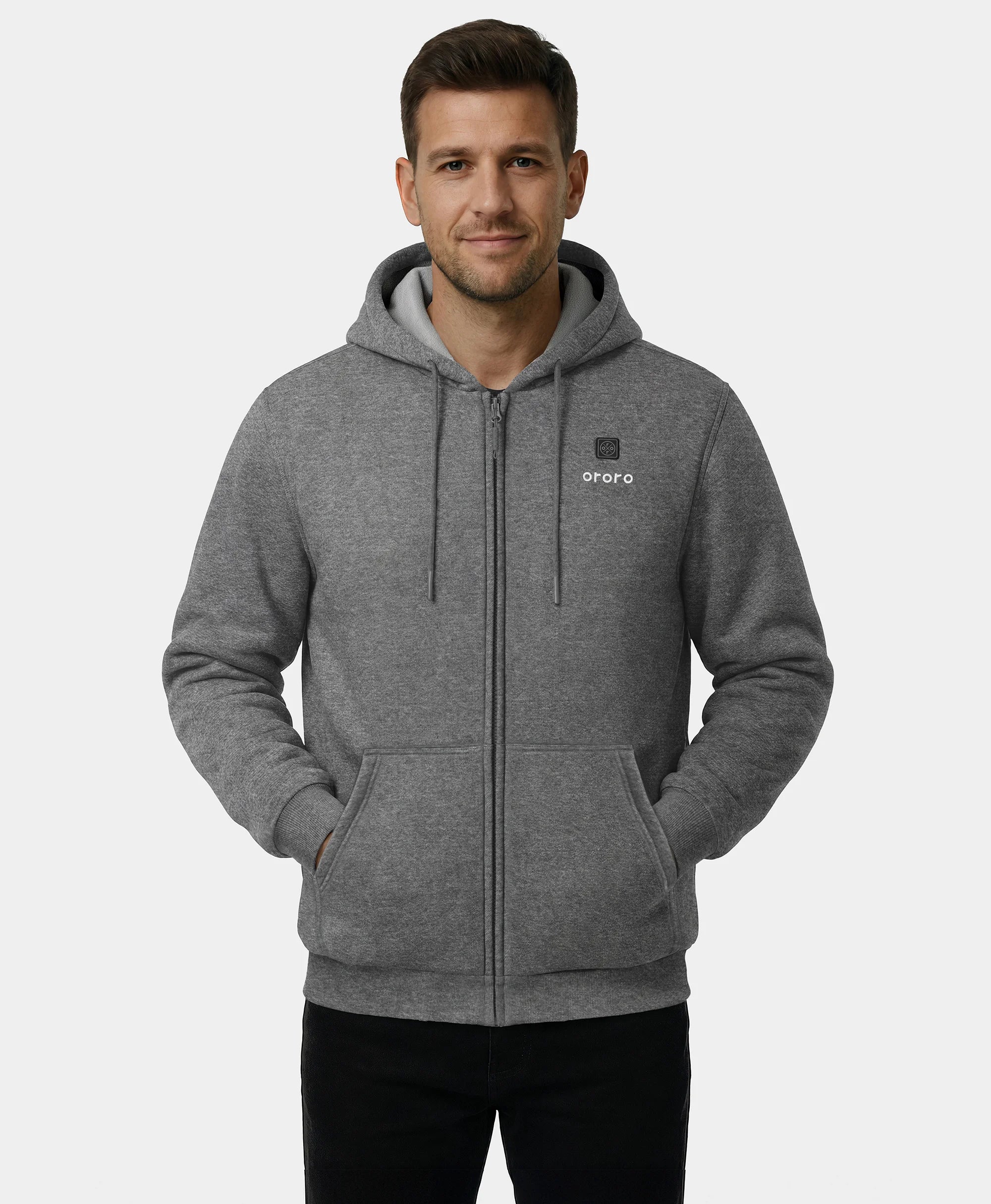 (Open-box) Element Unisex 4-Zone Fleece Heated Hoodie (Battery Set Not Included) - Image 11