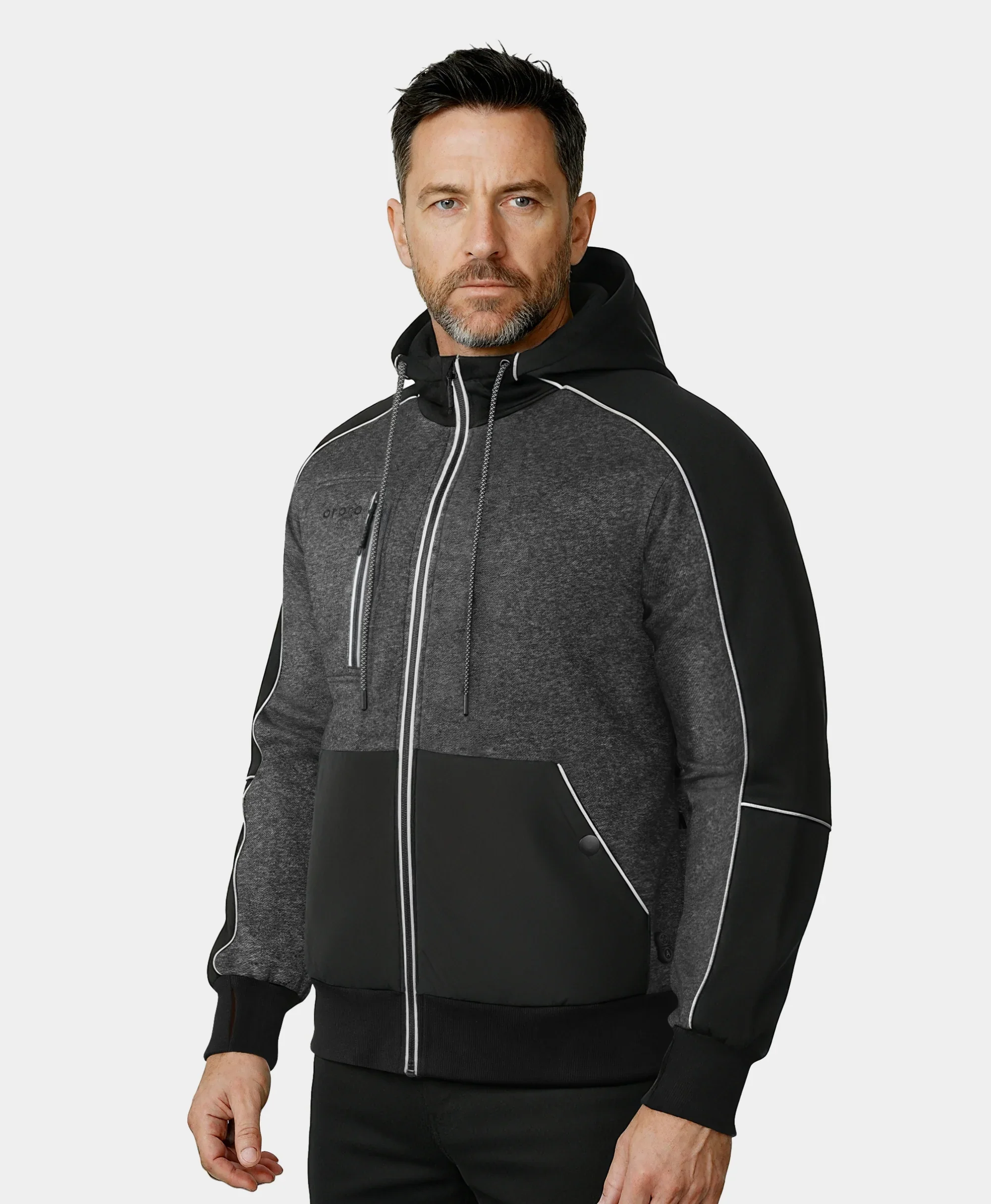 Wayne Unisex 5-Zone Heated Full-Zip Hoodie - Image 9