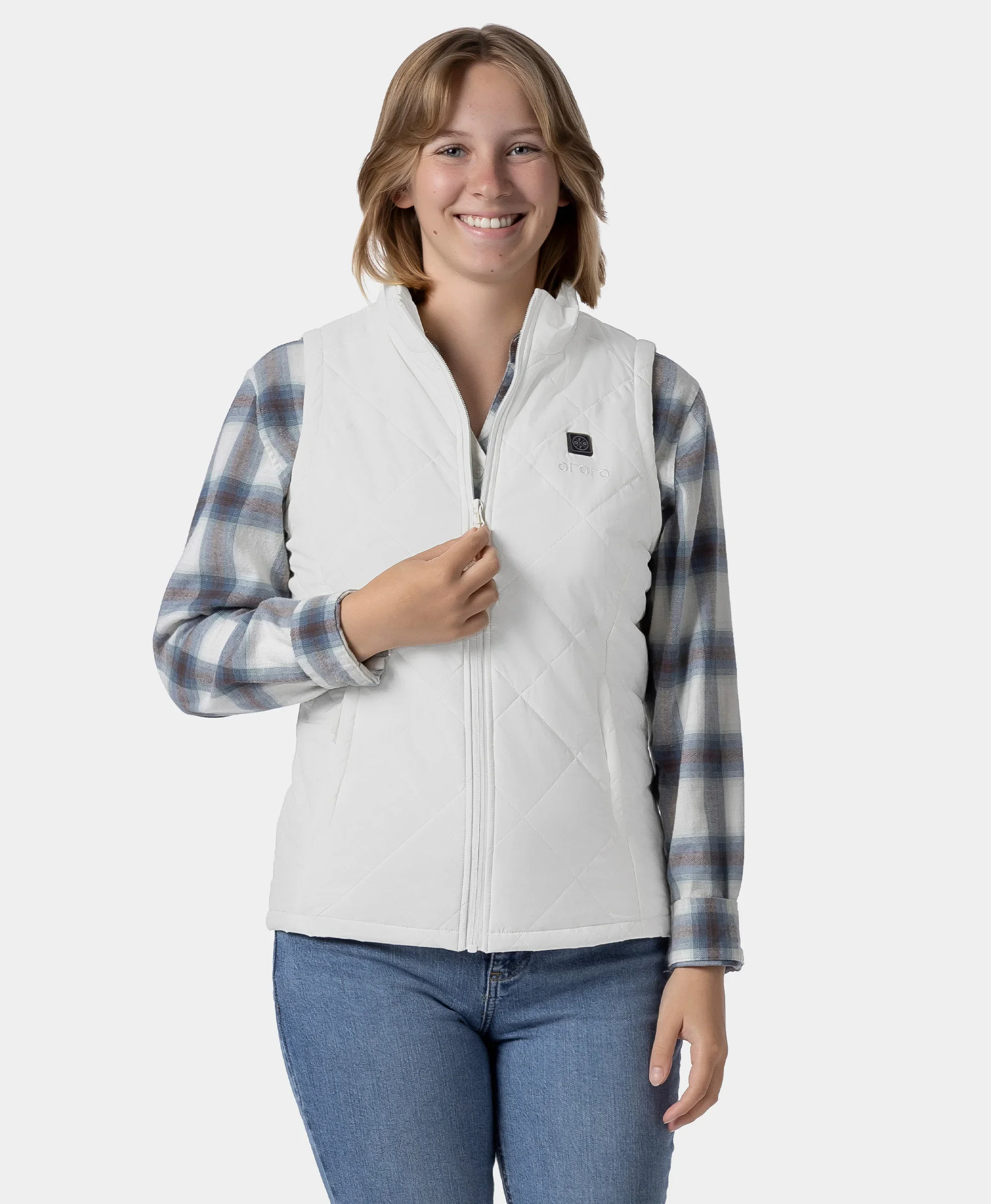 Women’s Junior 4-Zone Heated Quilted Vest (Apparel Only) - Image 3