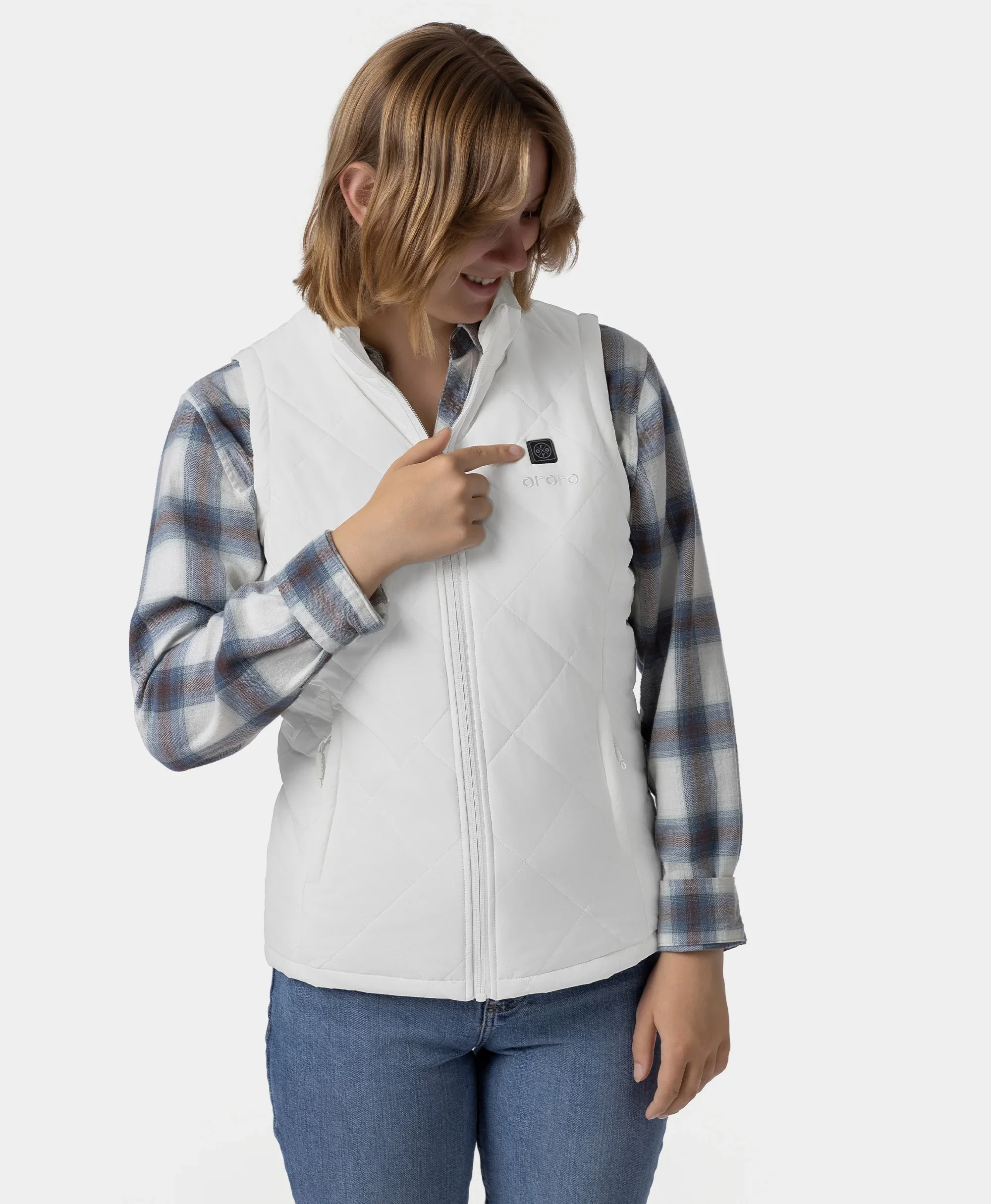 Women’s Junior 4-Zone Heated Quilted Vest (Apparel Only) - Image 5