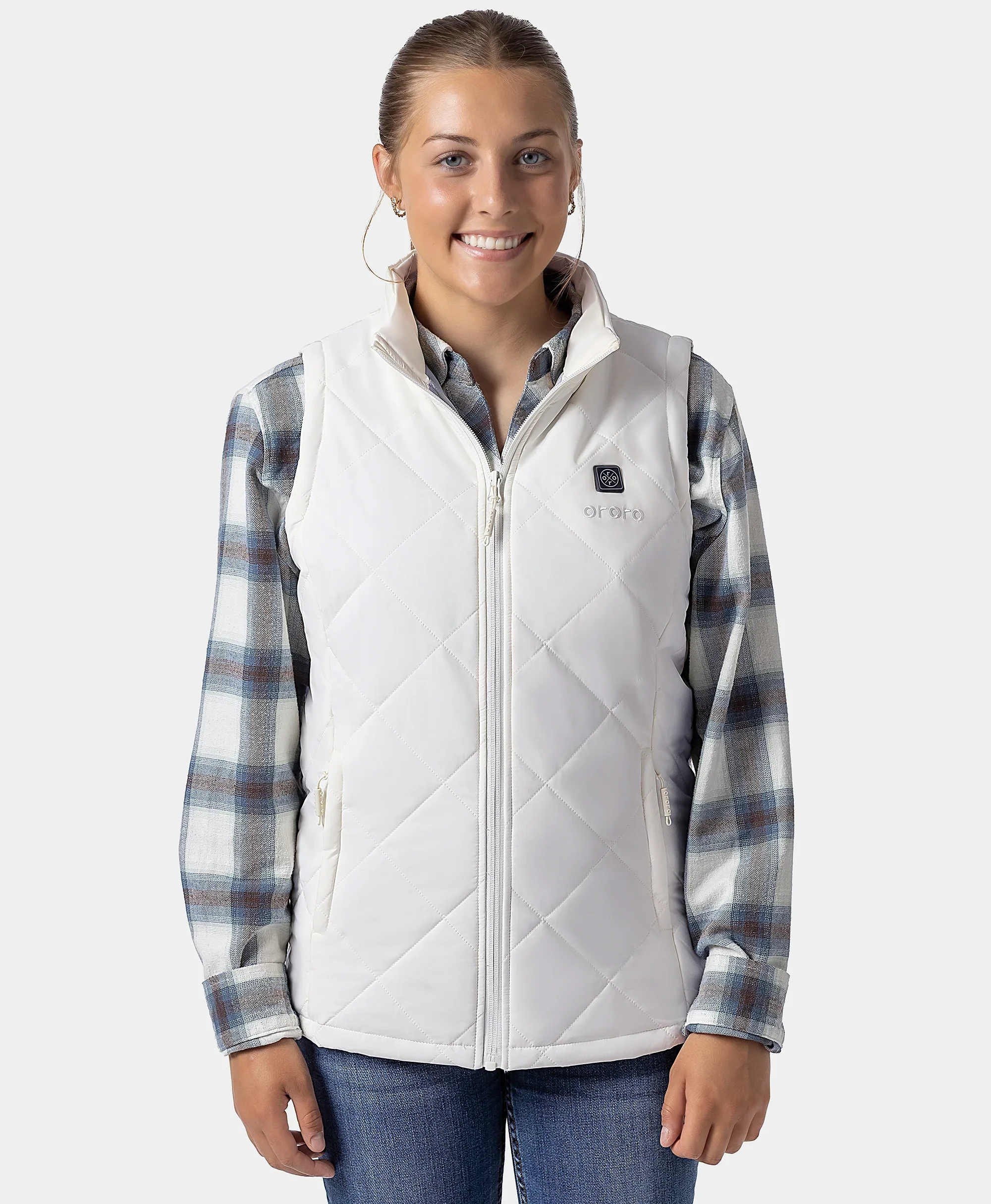 Women’s Junior 4-Zone Heated Quilted Vest (Apparel Only) - Image 6
