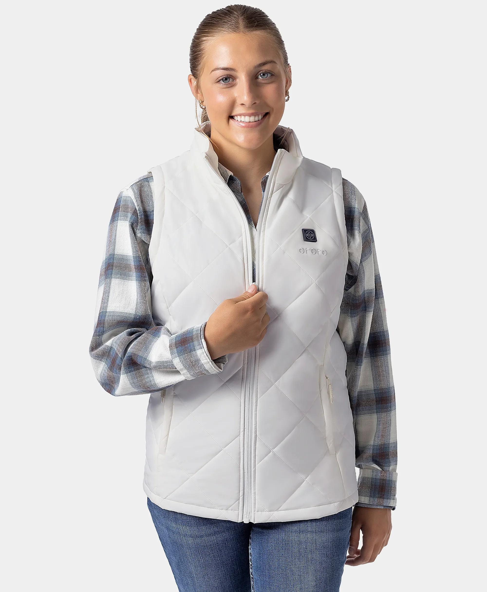 Women’s Junior 4-Zone Heated Quilted Vest (Apparel Only) - Image 7
