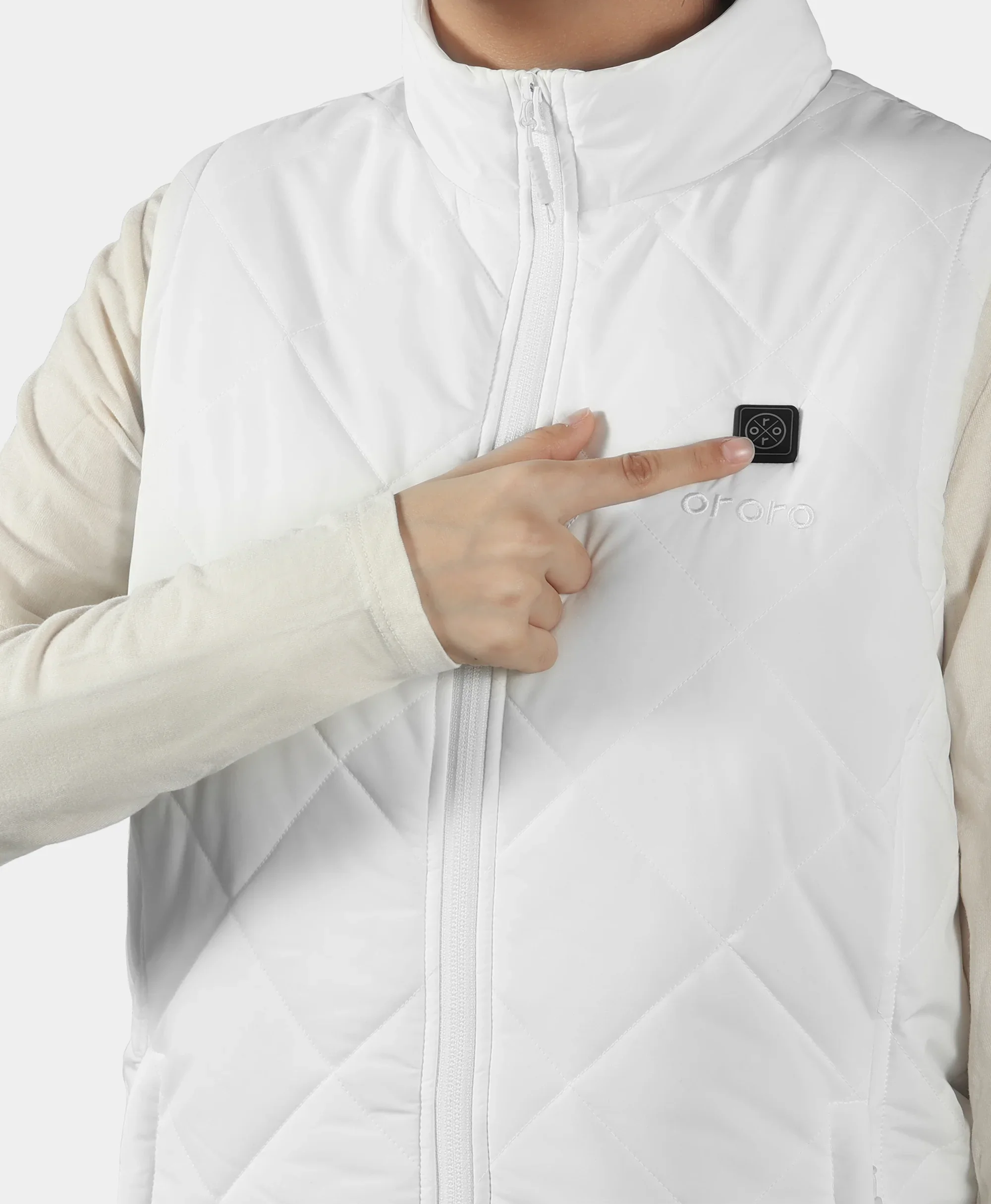 Women’s Junior 4-Zone Heated Quilted Vest (Apparel Only) - Image 9