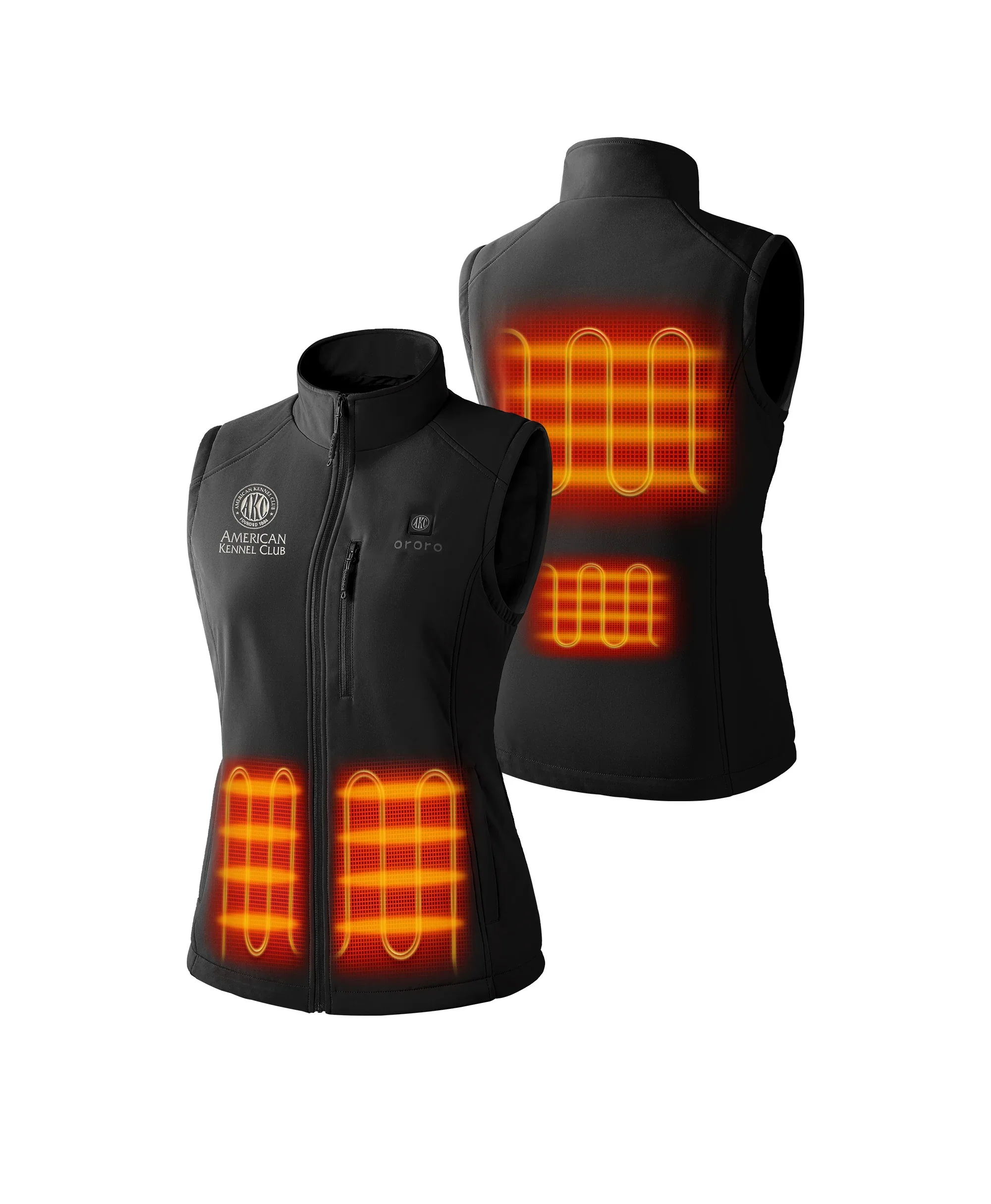 Women's 4-Zone Heated Softshell Vest - American Kennel Club® Edition - Image 2