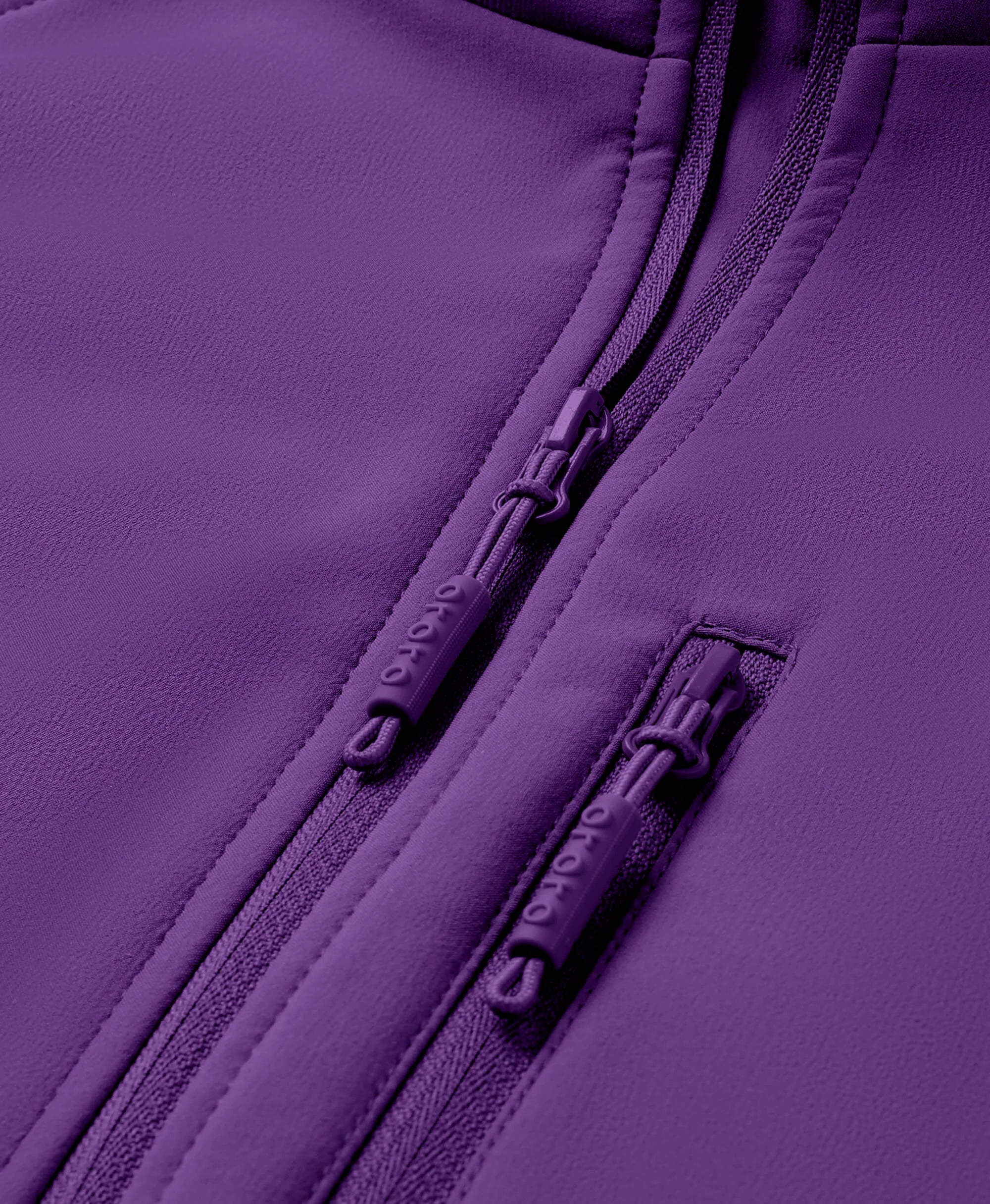 Women's 4-Zone Heated Softshell Vest (Purple) - WKC 150th Anniversary Edition - Image 6