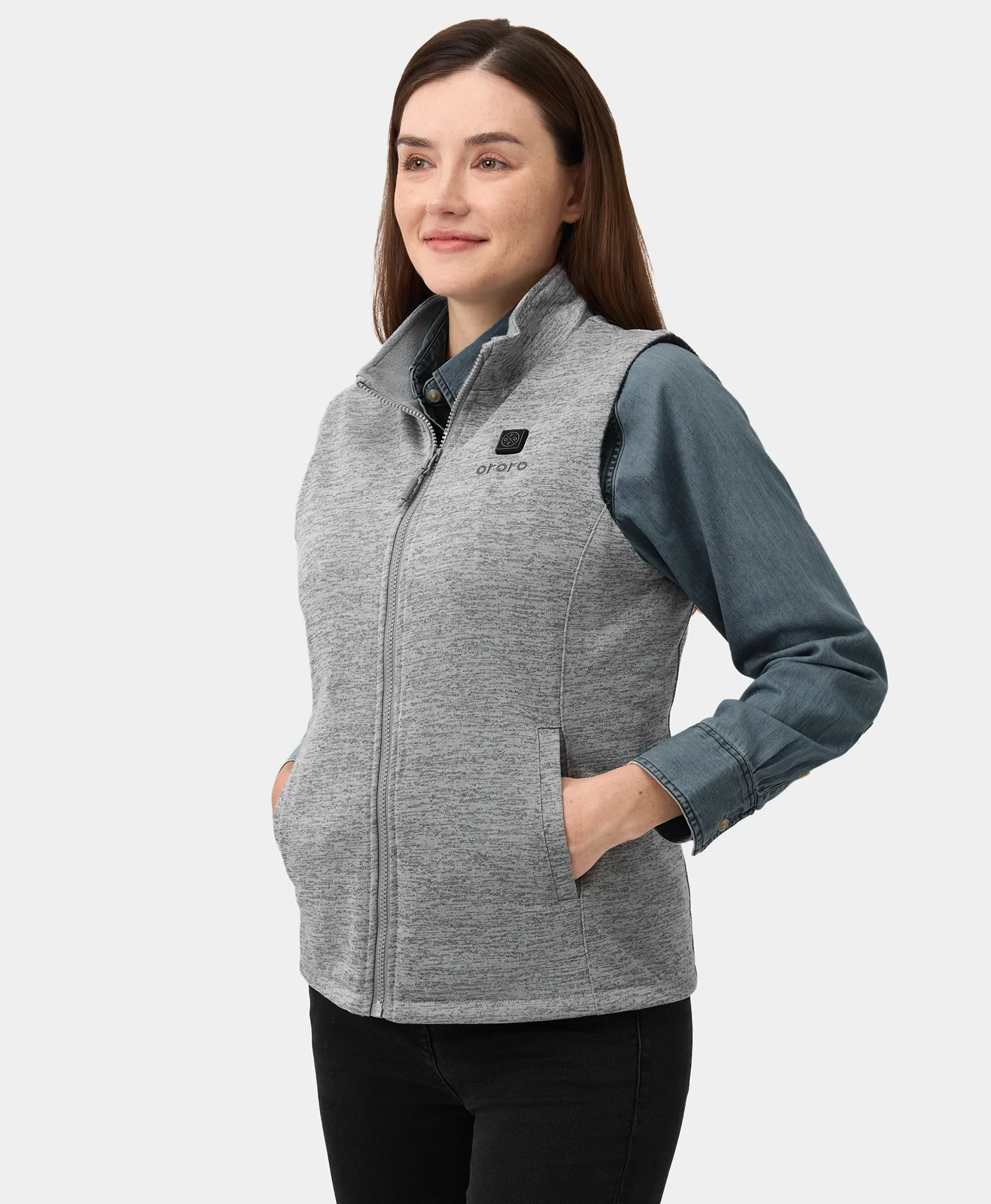 (Open-box) Women's Heated Fleece Vest (Battery Set Not Included) - Image 15