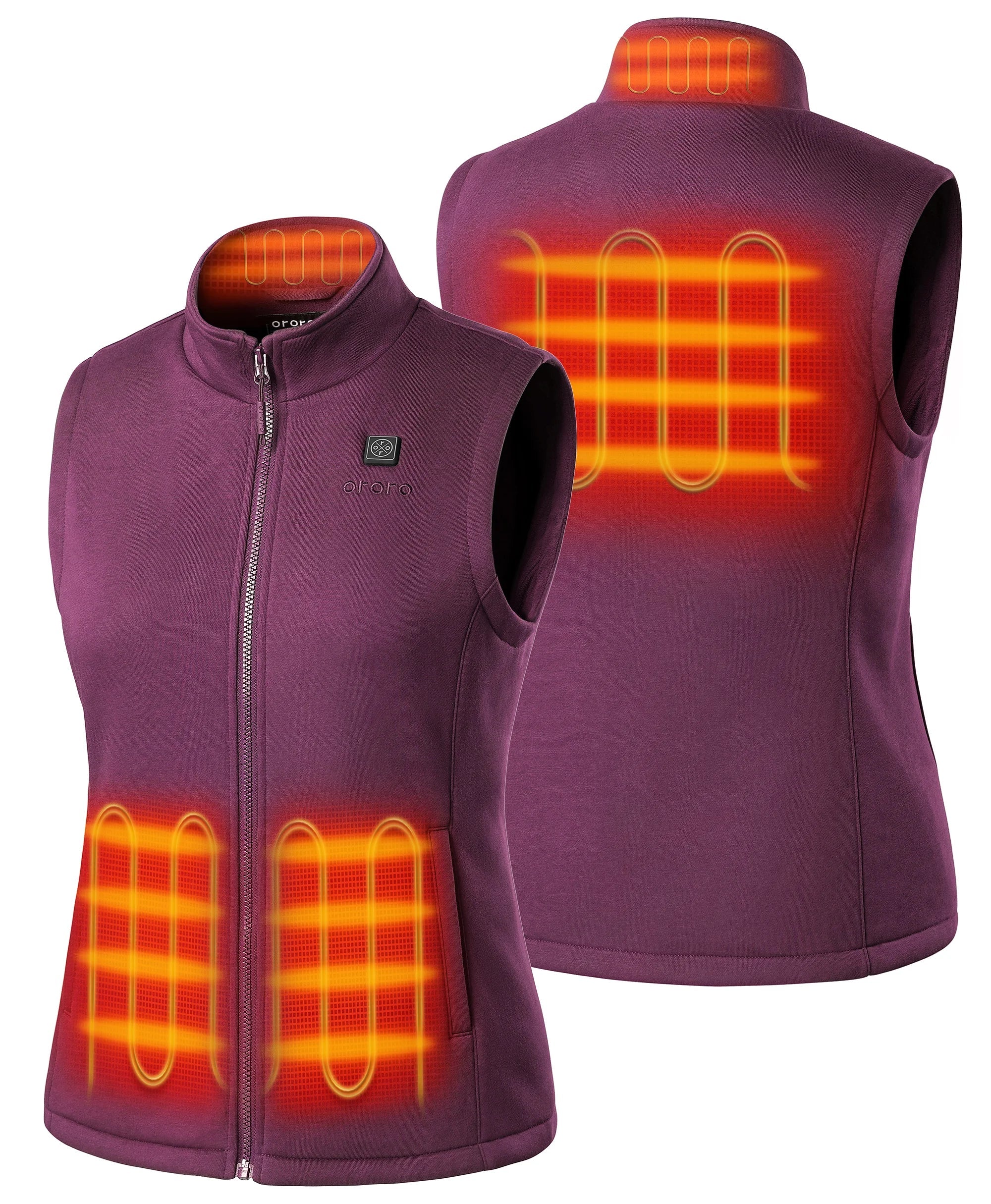 (Open-box) Women's Heated Fleece Vest (Battery Set Not Included) - Image 34