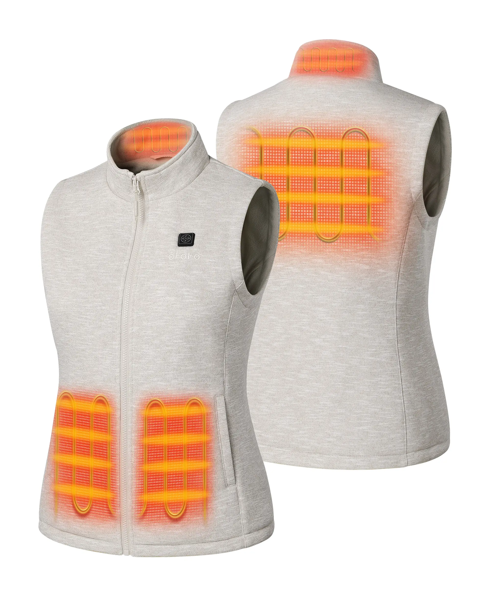 (Open-box) Women's Heated Fleece Vest (Battery Set Not Included) - Image 50