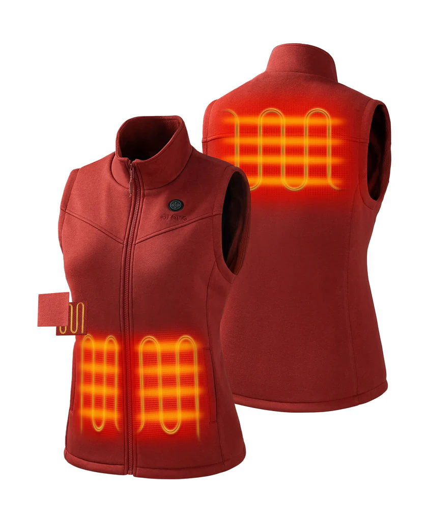 Women's Heated Fleece Vest - New Colors (Final Sale) - Image 11