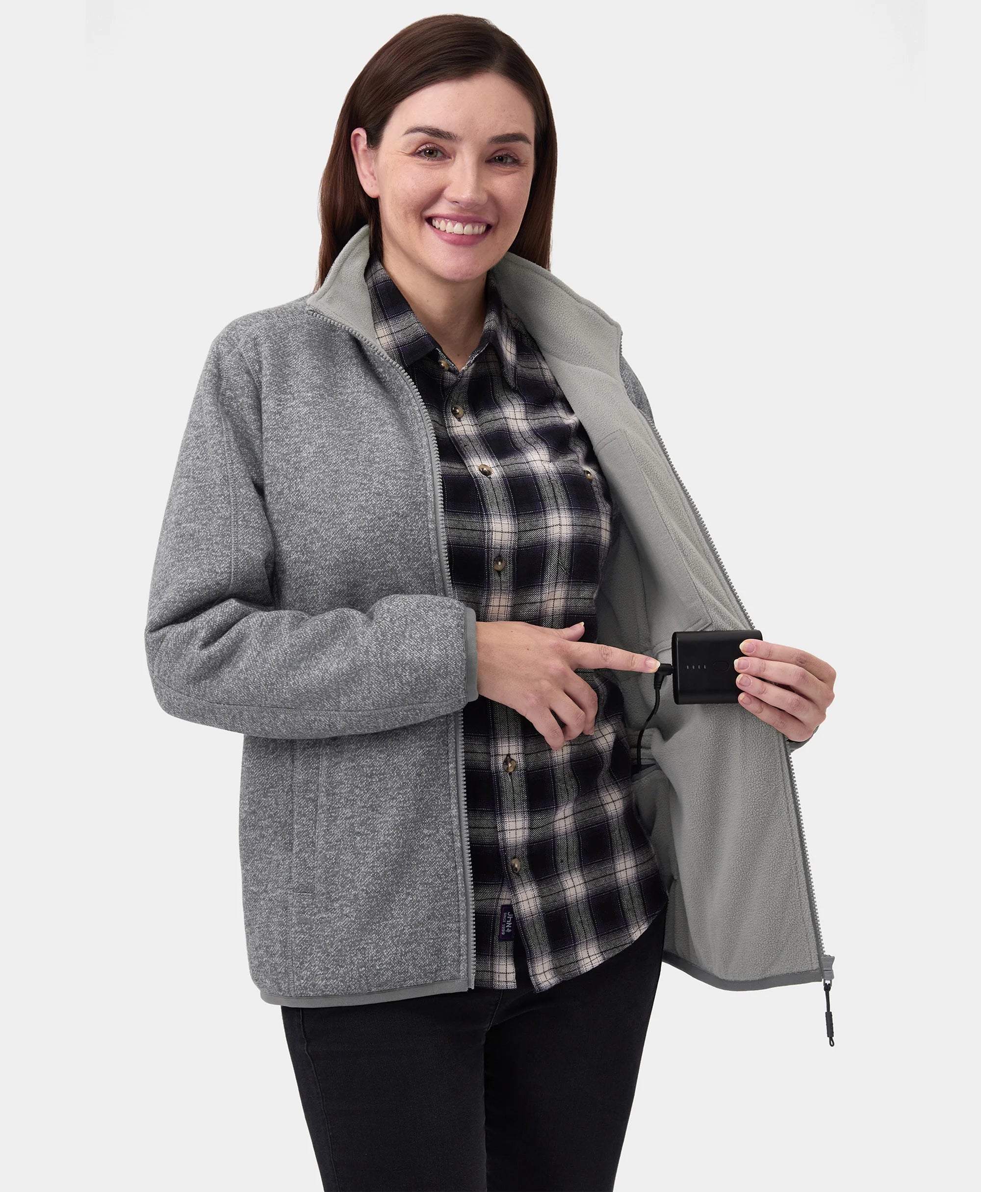 Women's Heated Full-Zip Fleece Jacket (Apparel Only) - Image 24