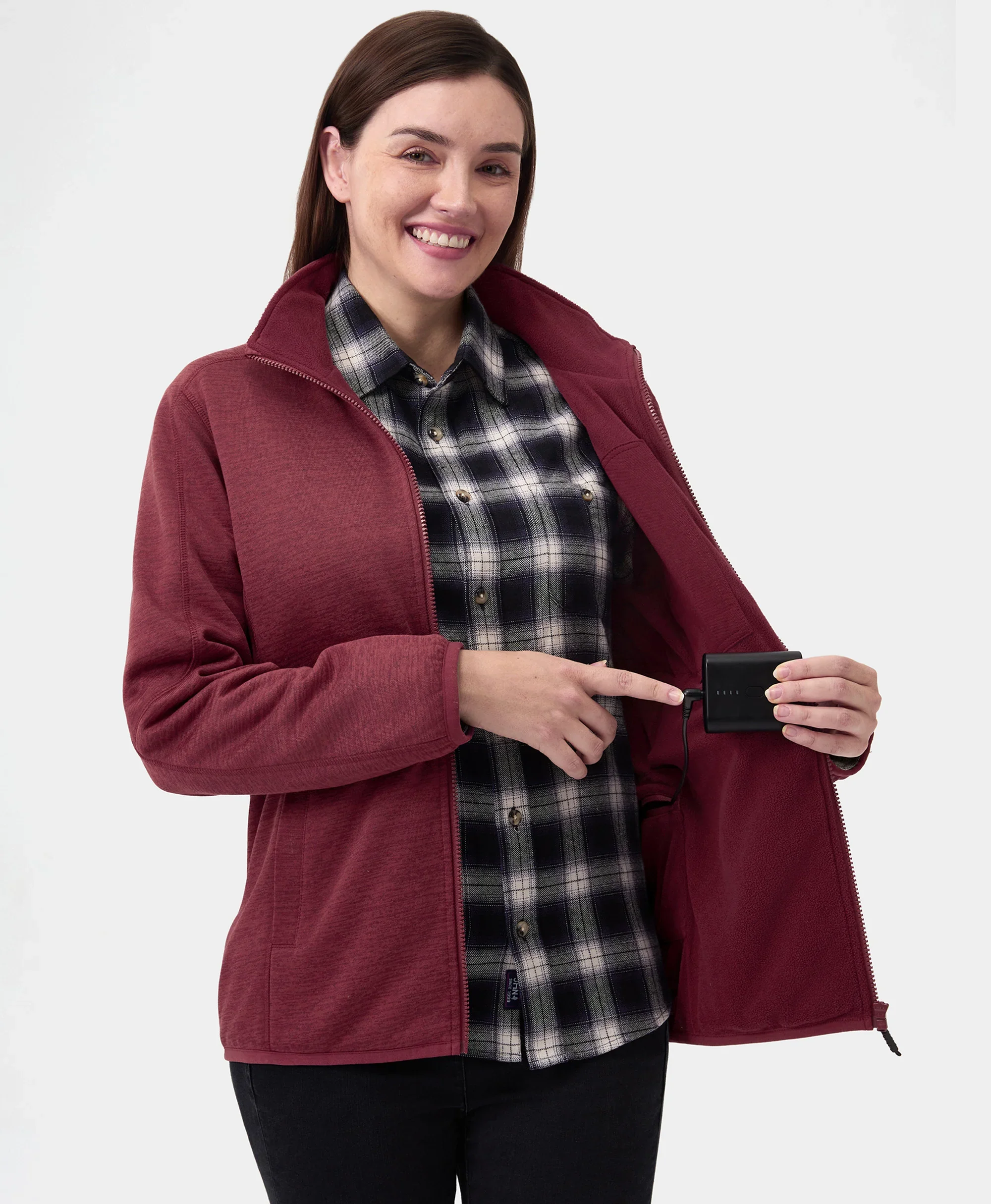Women's Heated Full-Zip Fleece Jacket (Apparel Only) - Image 32