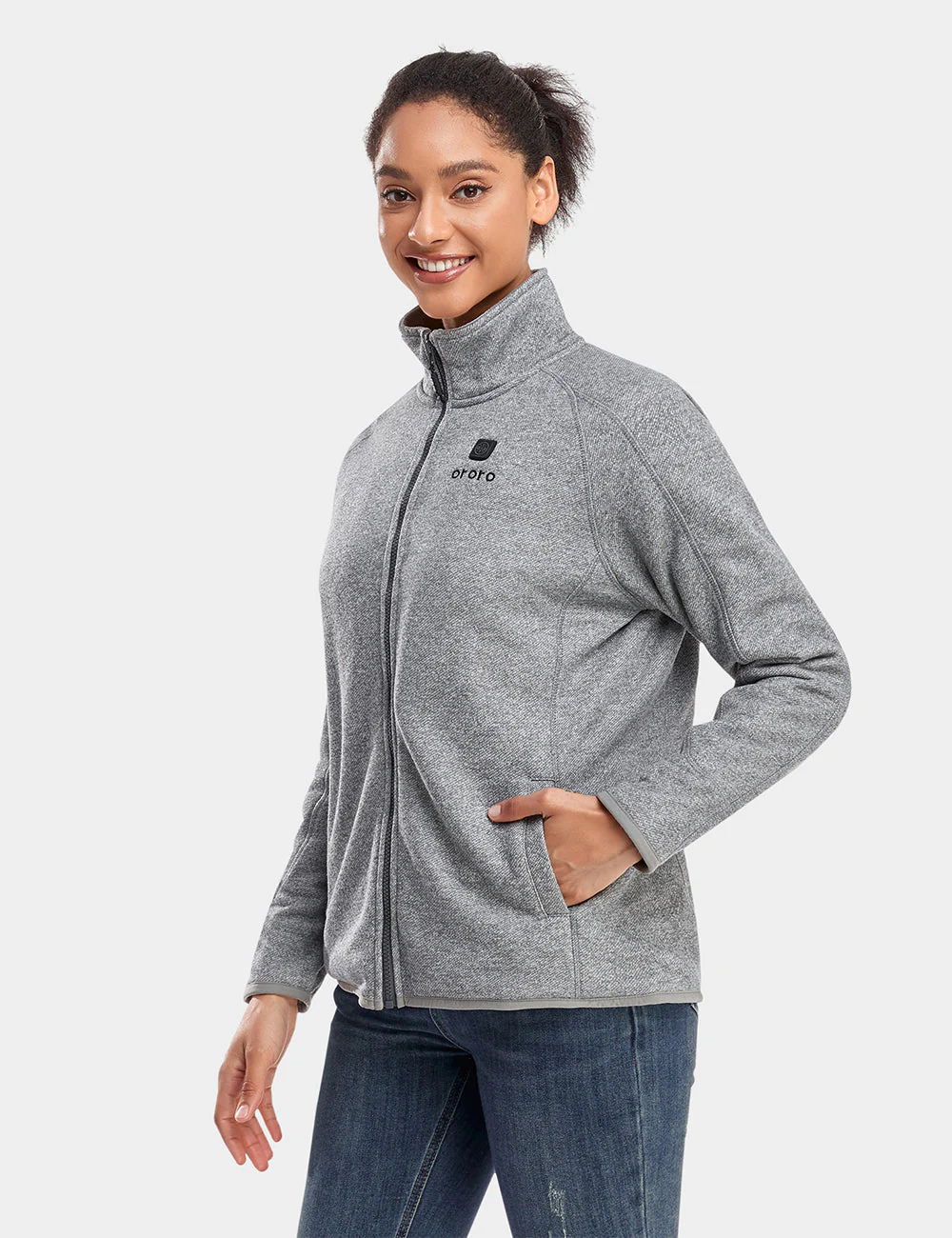 Women's Heated Full-Zip Fleece Jacket (Apparel Only) - Image 3