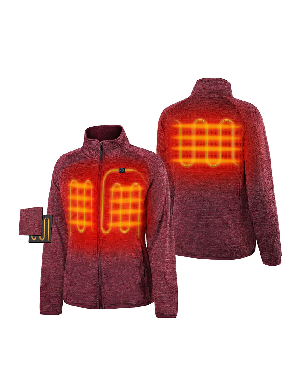 Women's Heated Full-Zip Fleece Jacket (Apparel Only) - Image 40