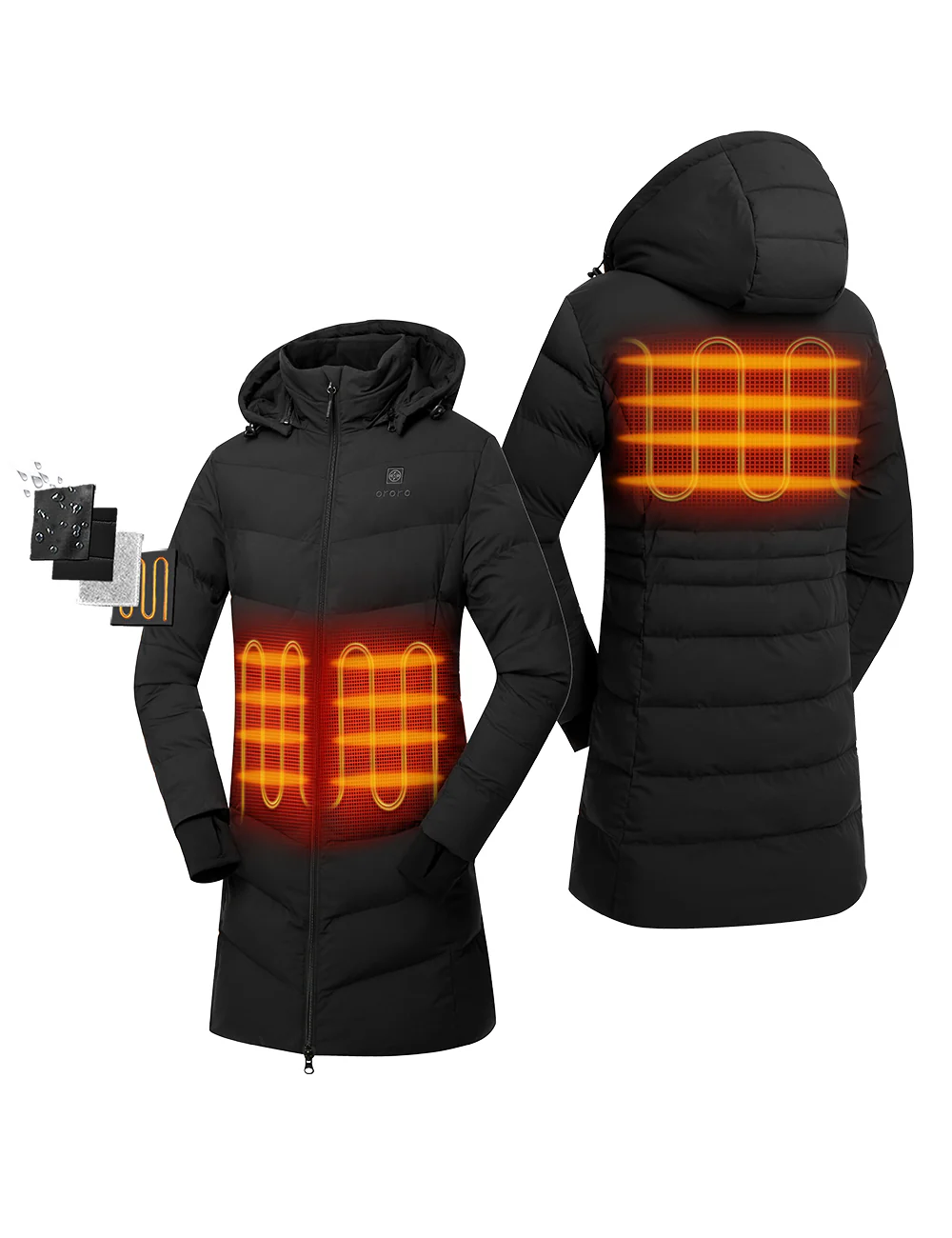 Women's Heated Puffer Parka Jacket (Final Sale) - Image 13