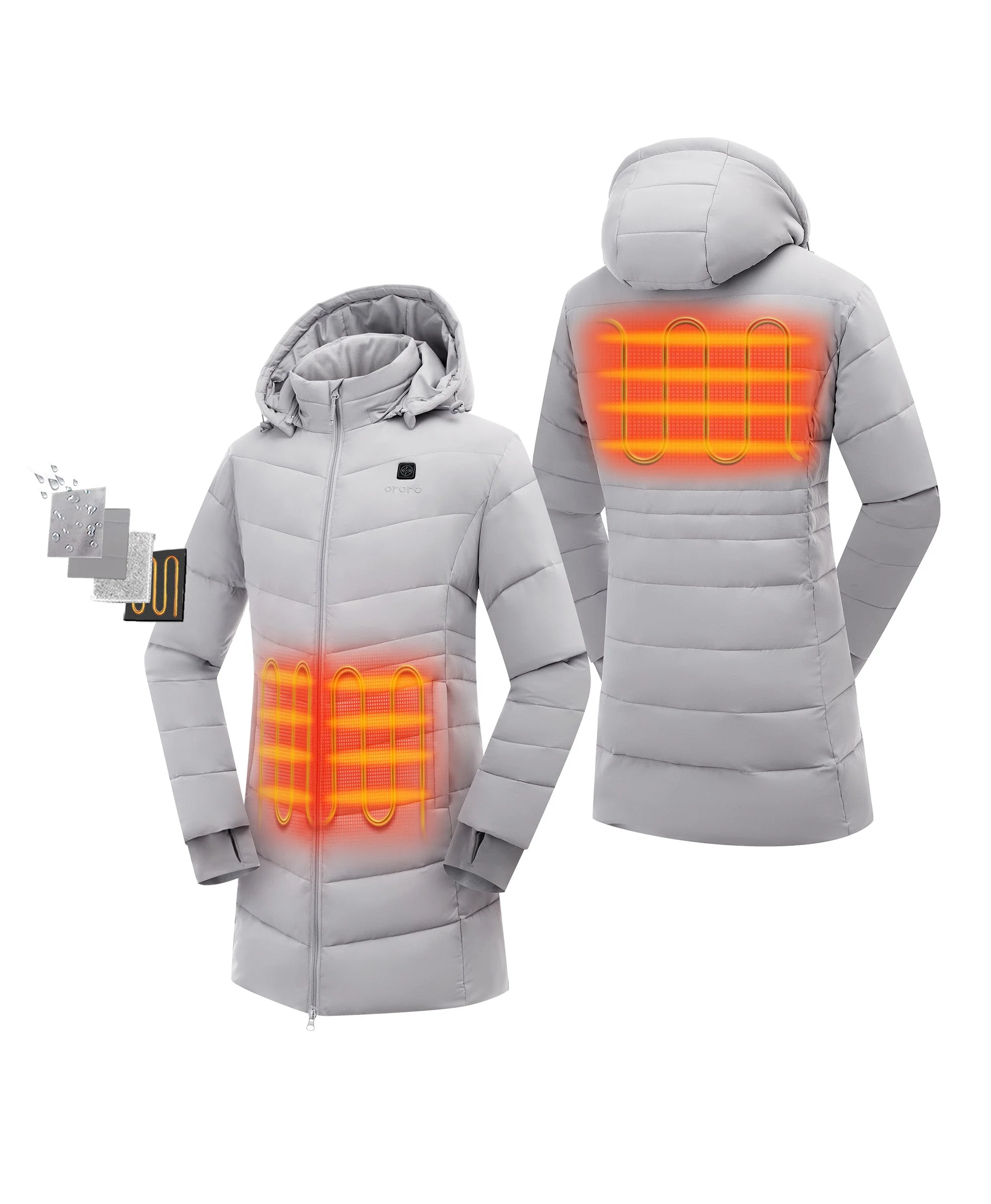 Women's Heated Puffer Parka Jacket (Final Sale) - Image 25