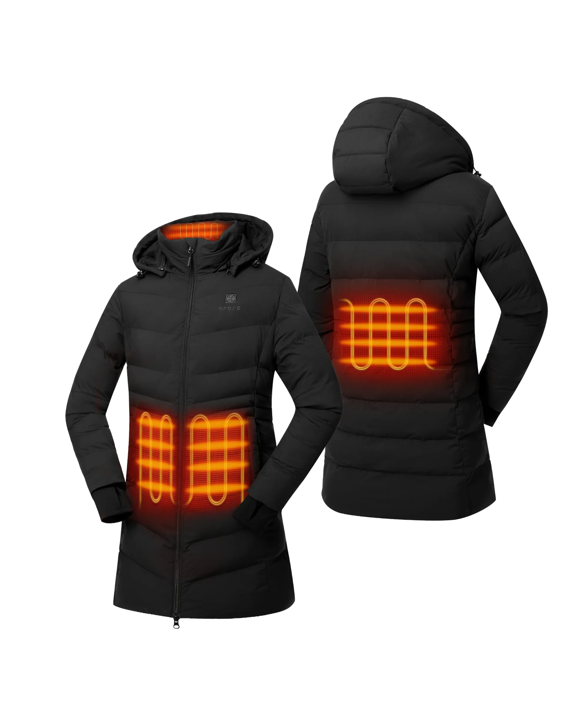 Parkside Women's 4-Zone Heated Puffer Parka Jacket - Image 15