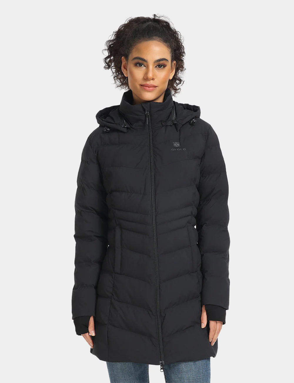 Women's Heated Puffer Parka Jacket (Apparel Only)
