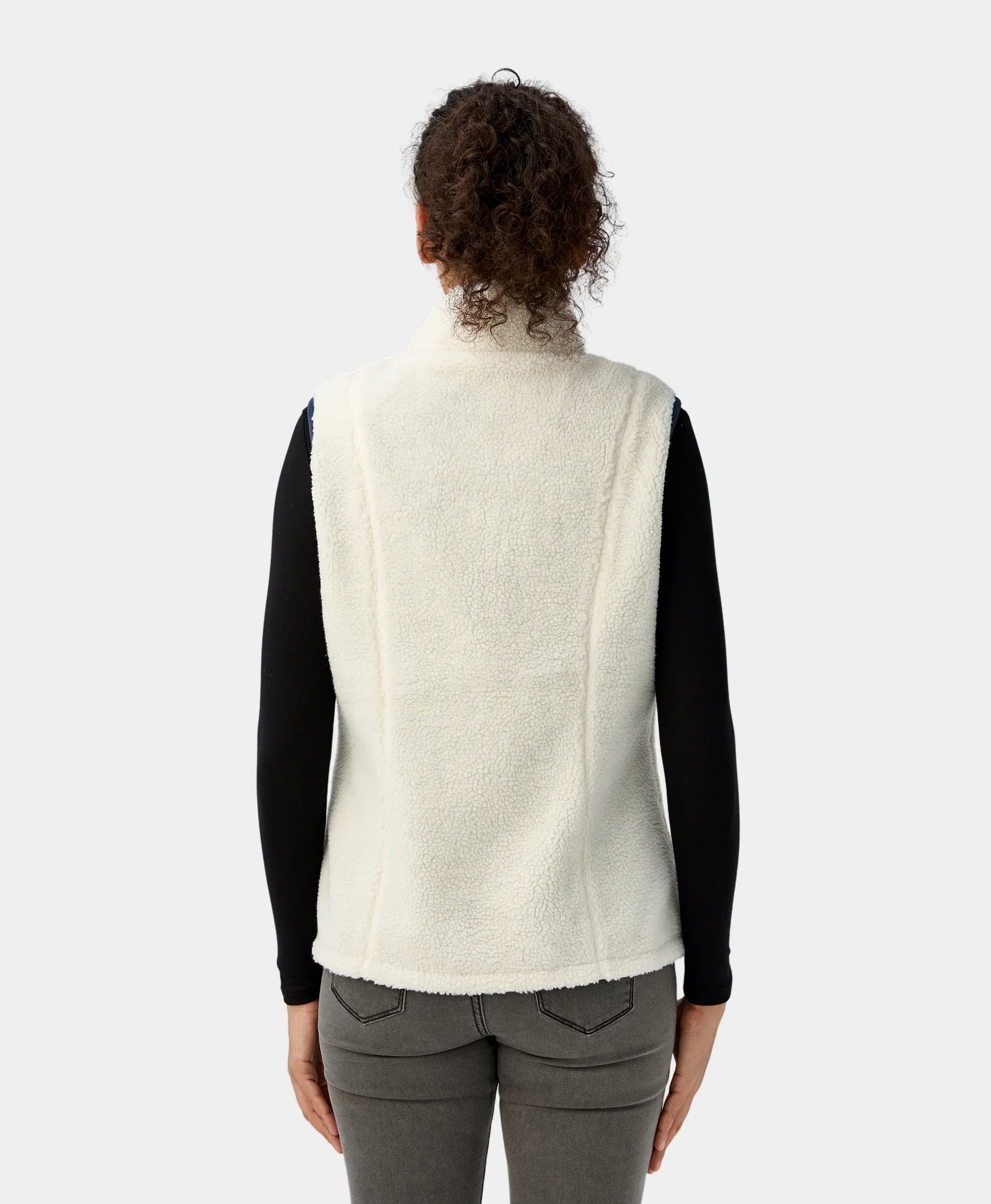 Women's Heated Recycled Fleece Vest - Image 5
