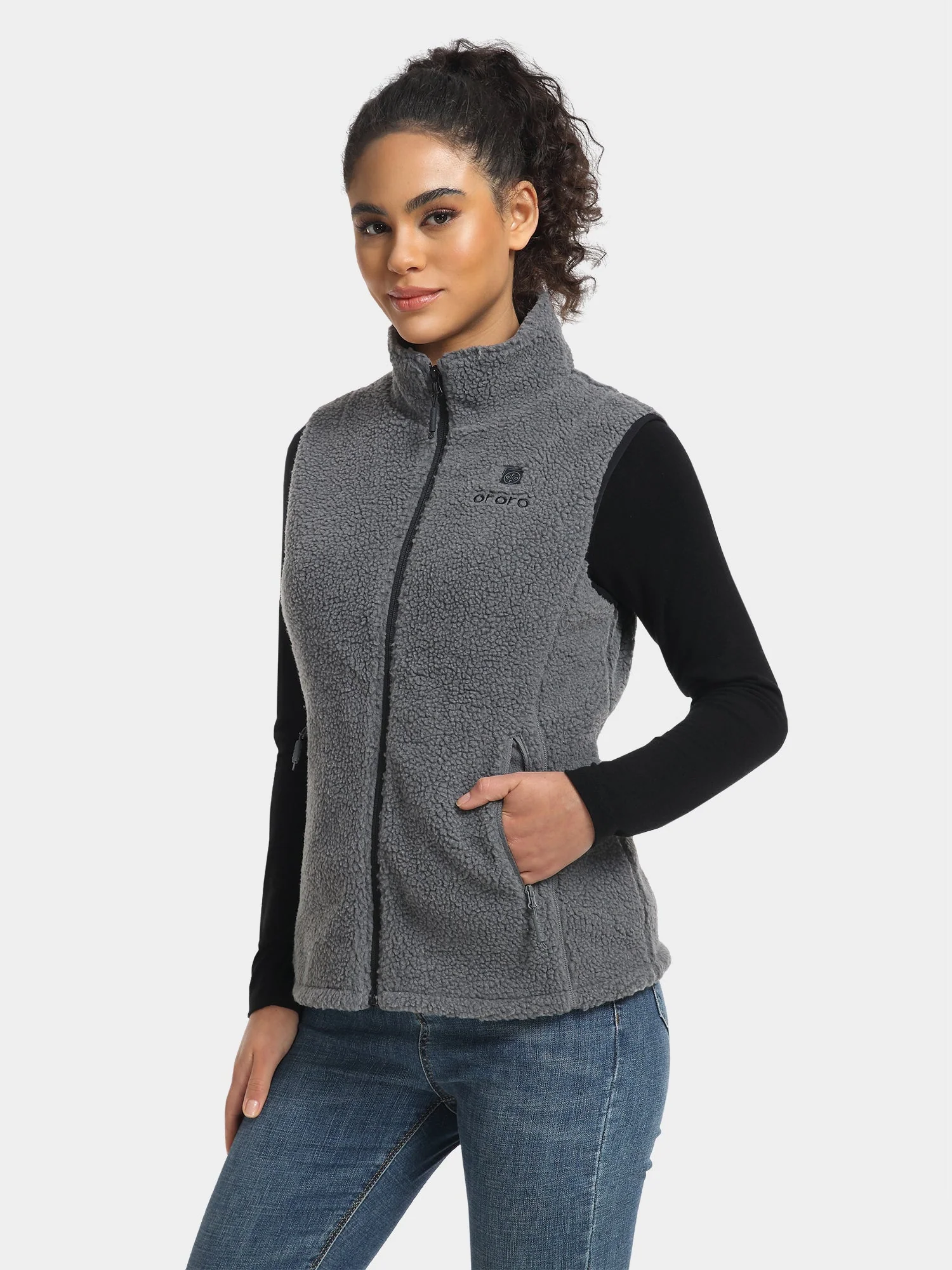 Women's Heated Recycled Fleece Vest (Apparel Only) - Image 4