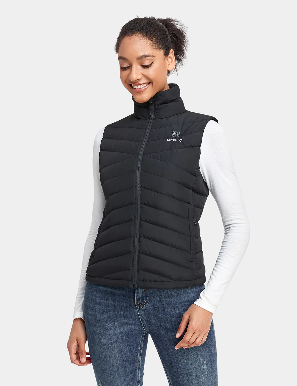 Women's Heated Lightweight Down Vest - Image 5
