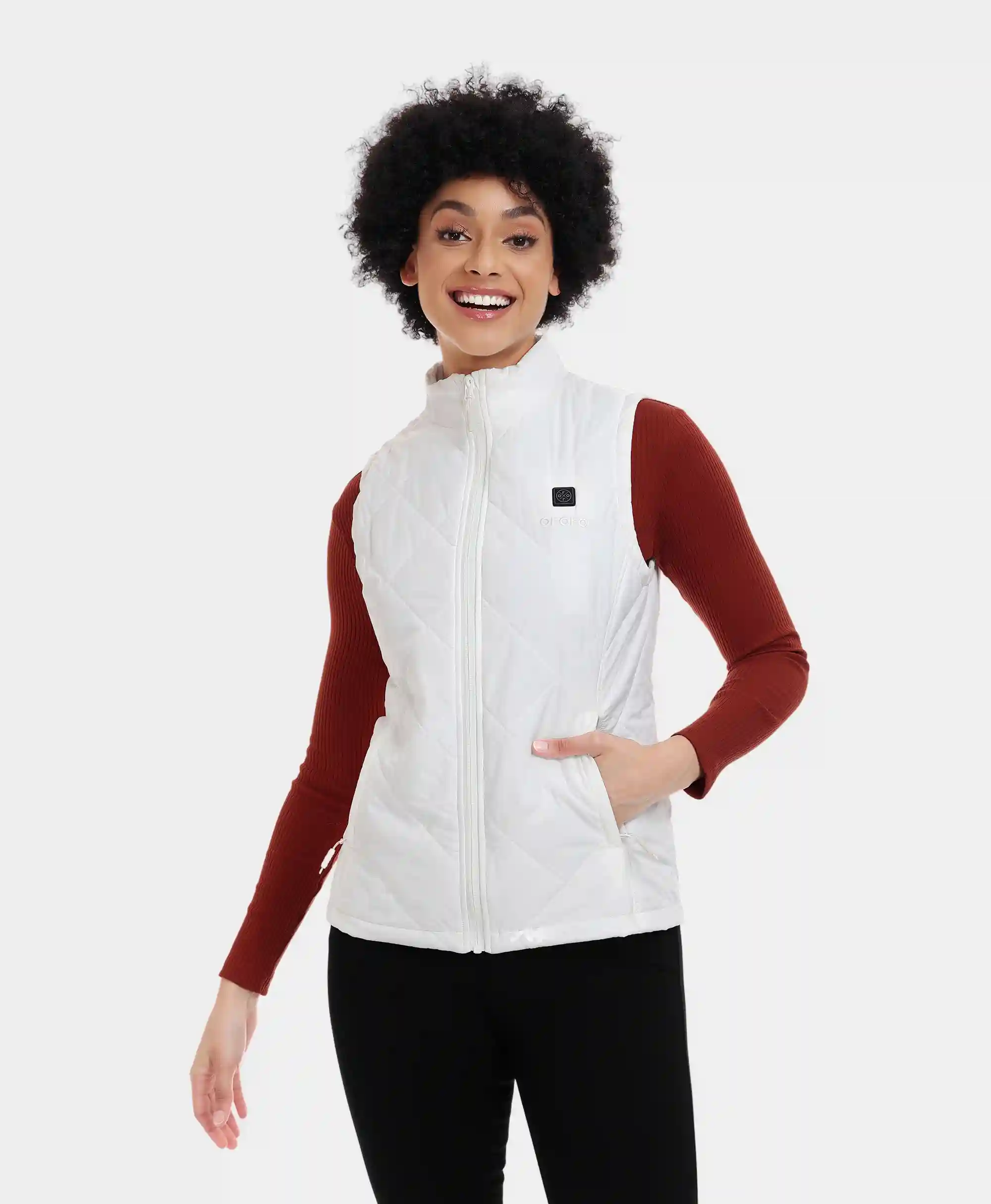 Women's Heated Quilted Vest - New Colors - Image 14