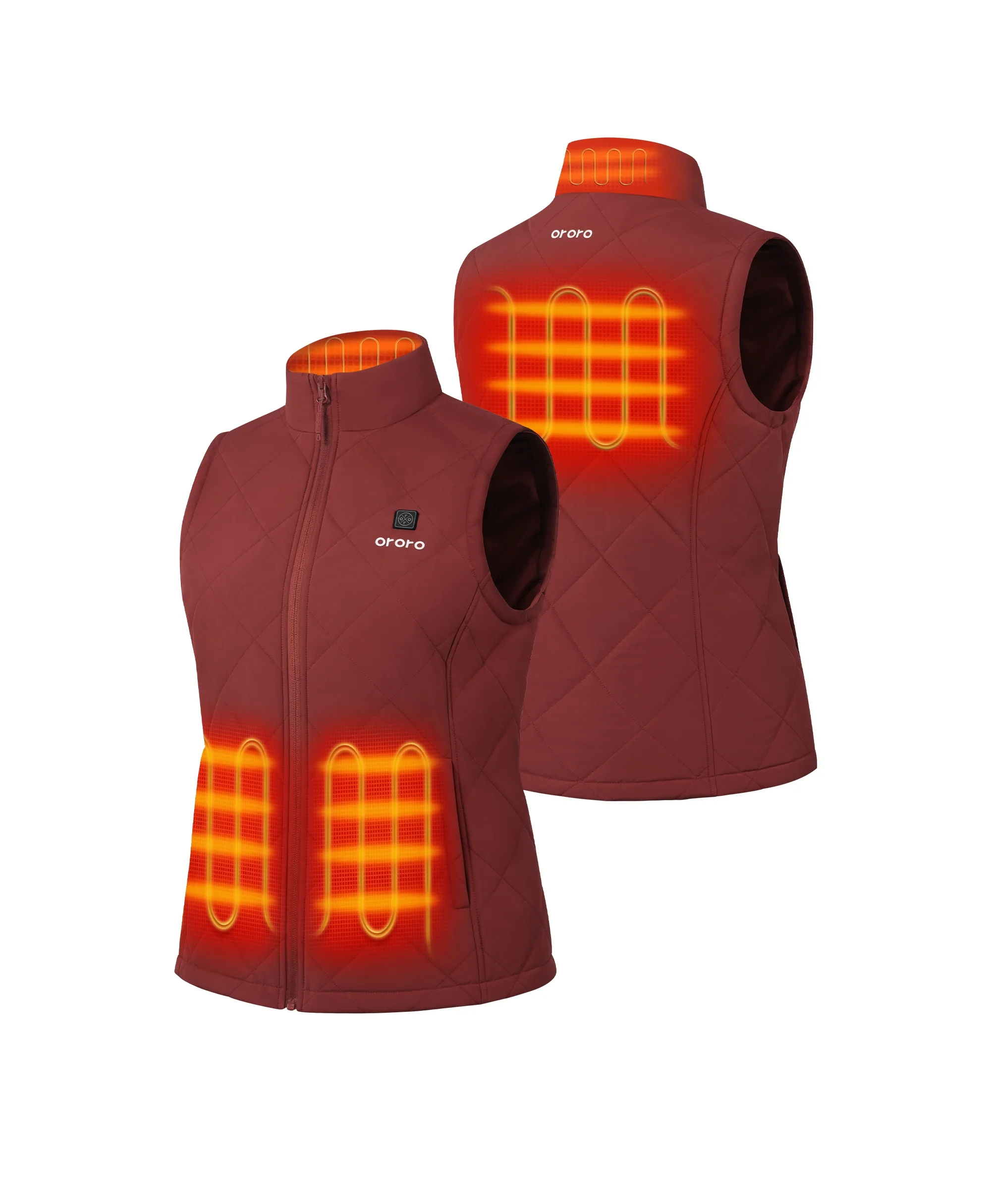 Women's Heated Quilted Vest - New Colors - Image 21