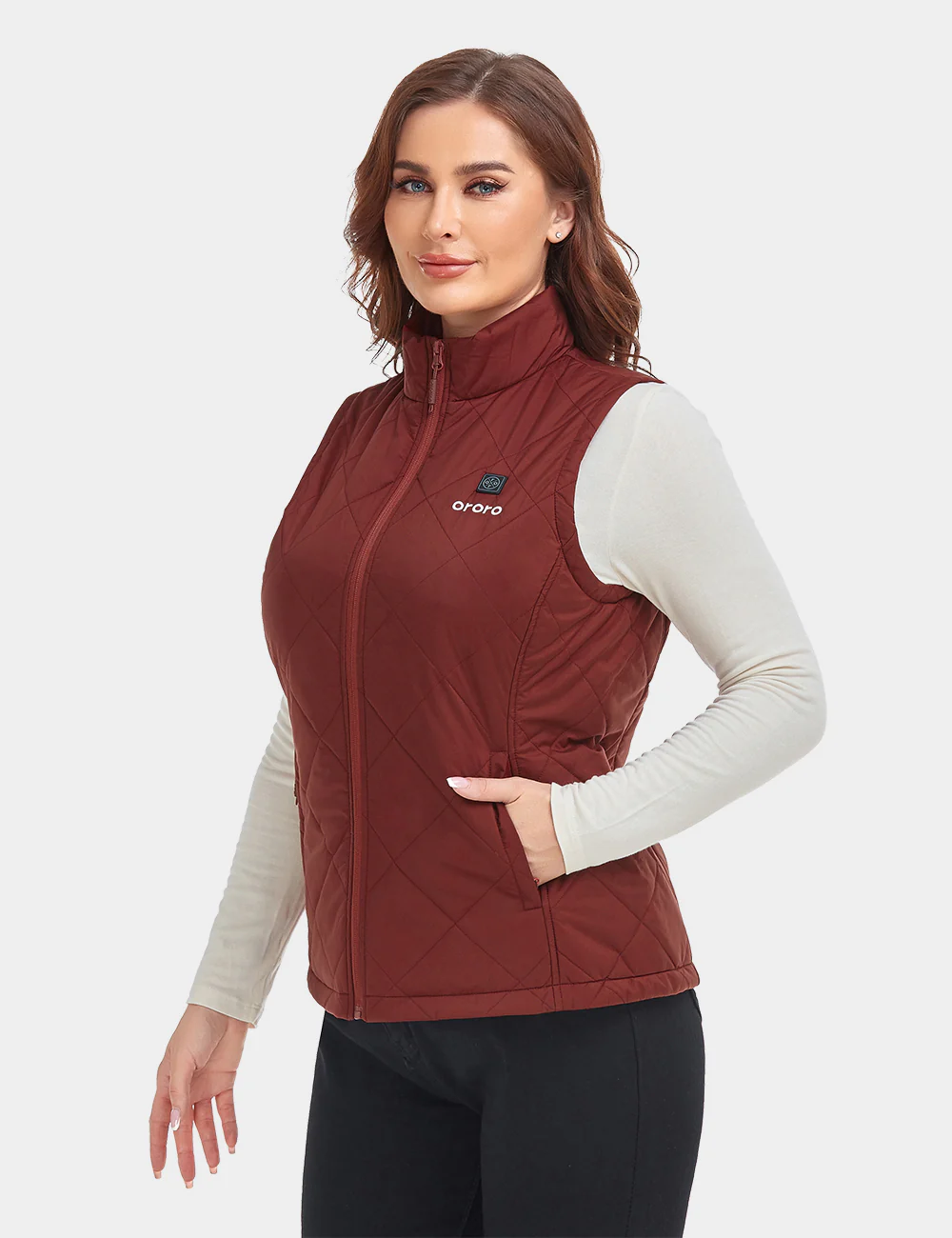 Women's Heated Quilted Vest - New Colors - Image 25