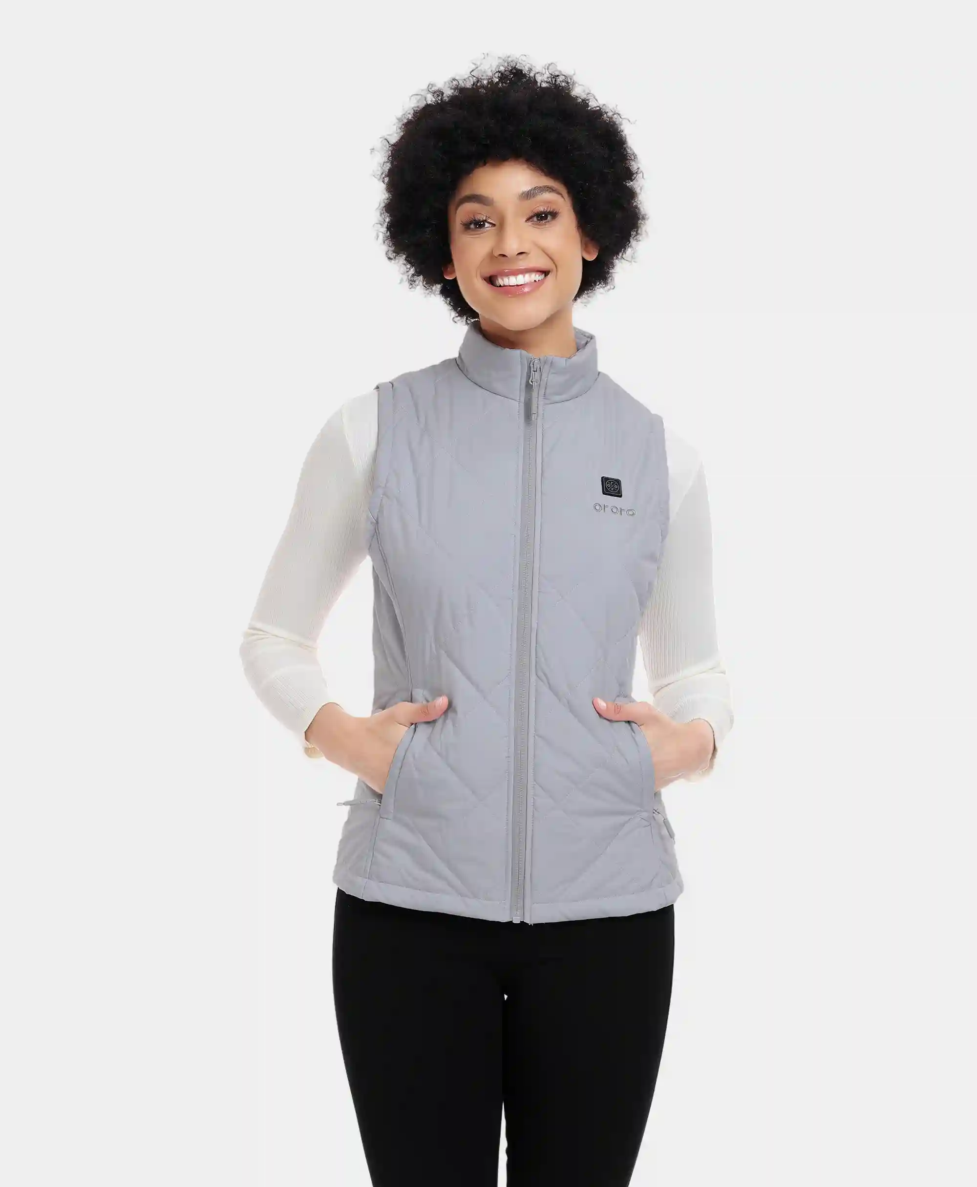 Women's Heated Quilted Vest - New Colors - Image 36